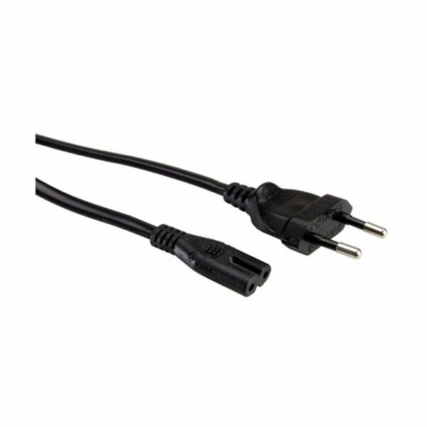 Parcom Value napajalni kabel 220V 1,8m BIPOLAR C7 črn - Parcom Shop