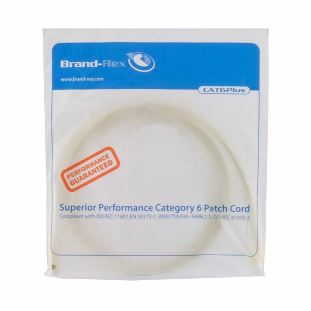 Leviton patch UTP CAT.6 3m rumen C6CPCU030-666BB - slika 2