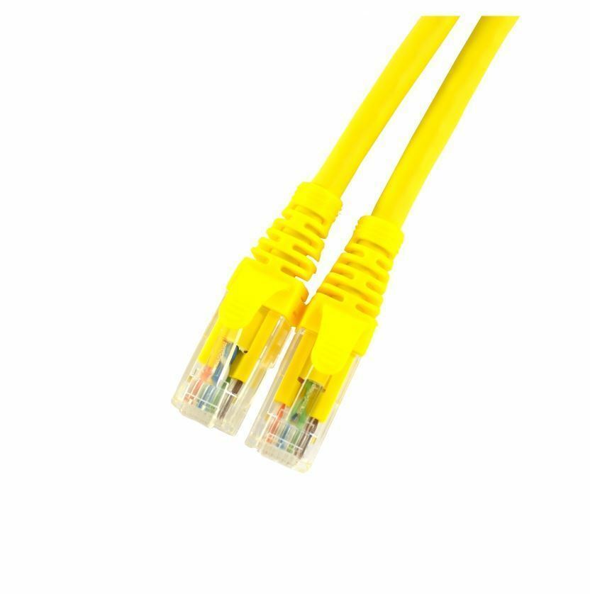 Leviton patch UTP CAT.6 3m rumen C6CPCU030-666BB