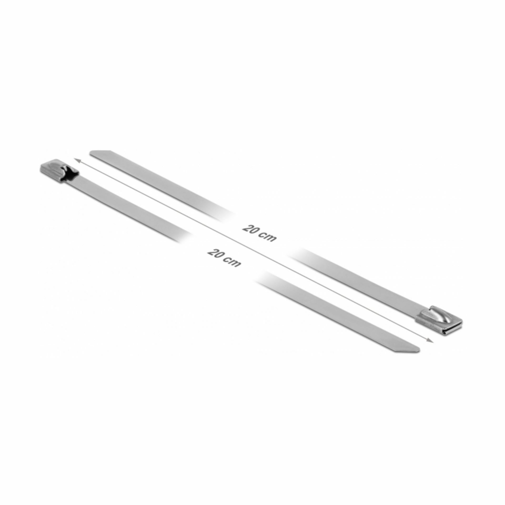 Delock vezice jeklene 200x7,9mm pak/10 18771 - slika 2