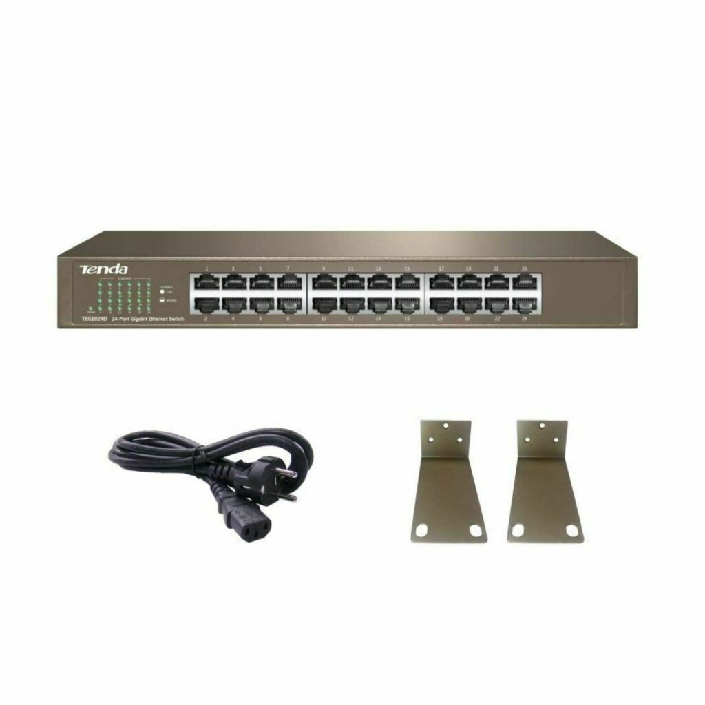 Parcom Tenda stikalo Giga 24-port rack/namizni TEG1024D - Parcom Shop