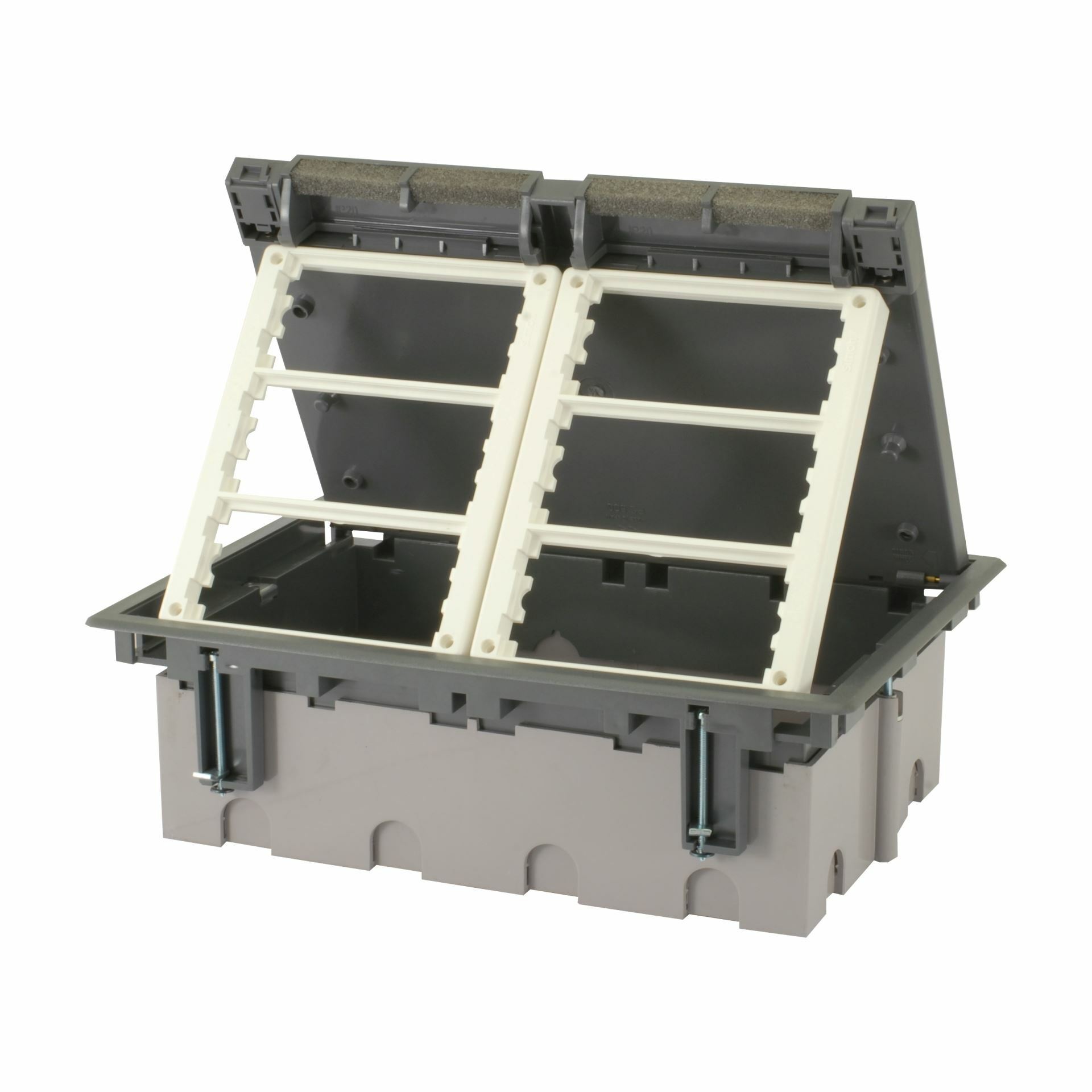 SIMC talna doza za 6x modul globina 90-120 mm, siva - slika 2
