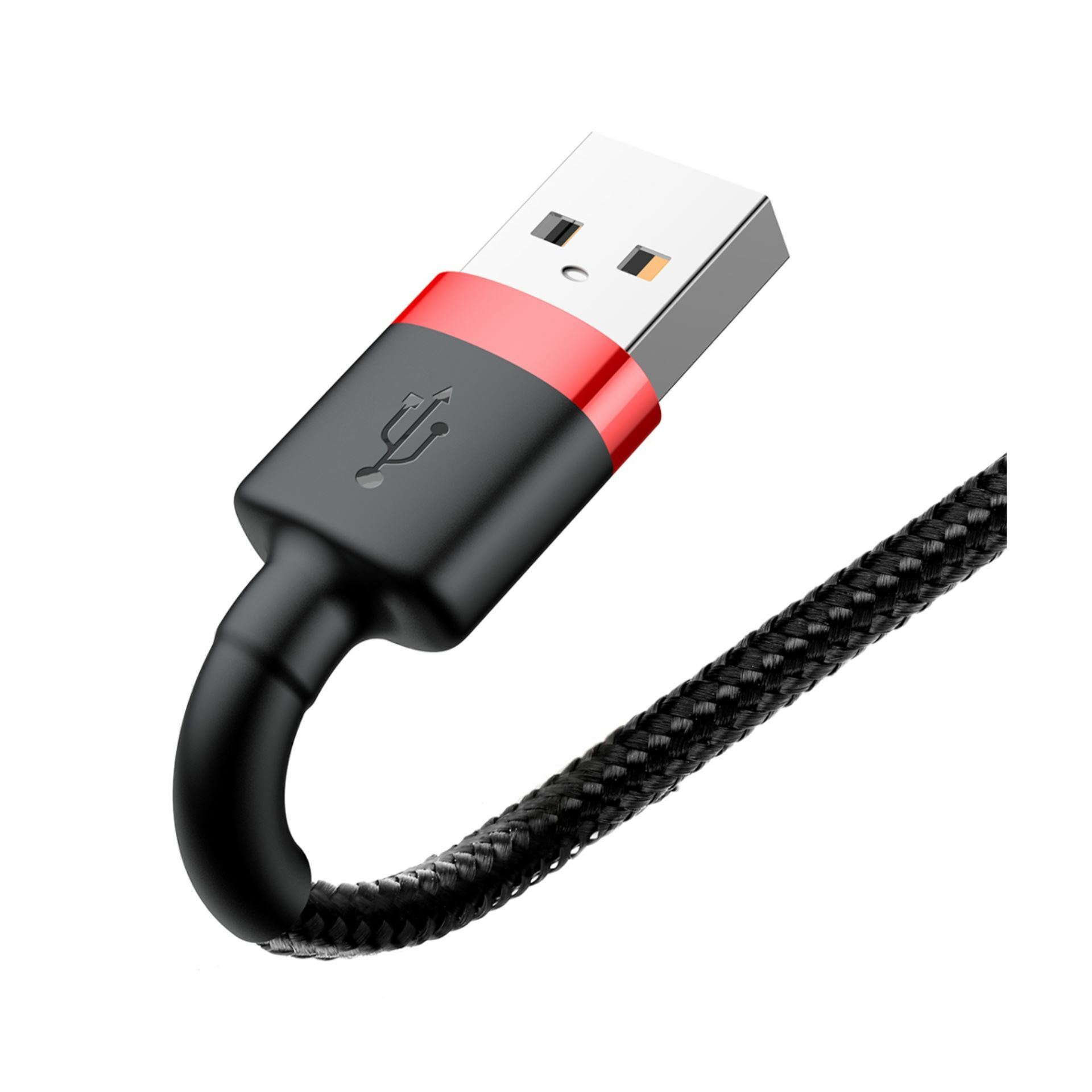 Baseus kabel USB/Lightning 1m 2.4A Cafule rdeč/črn CALKLF-B19 - slika 2