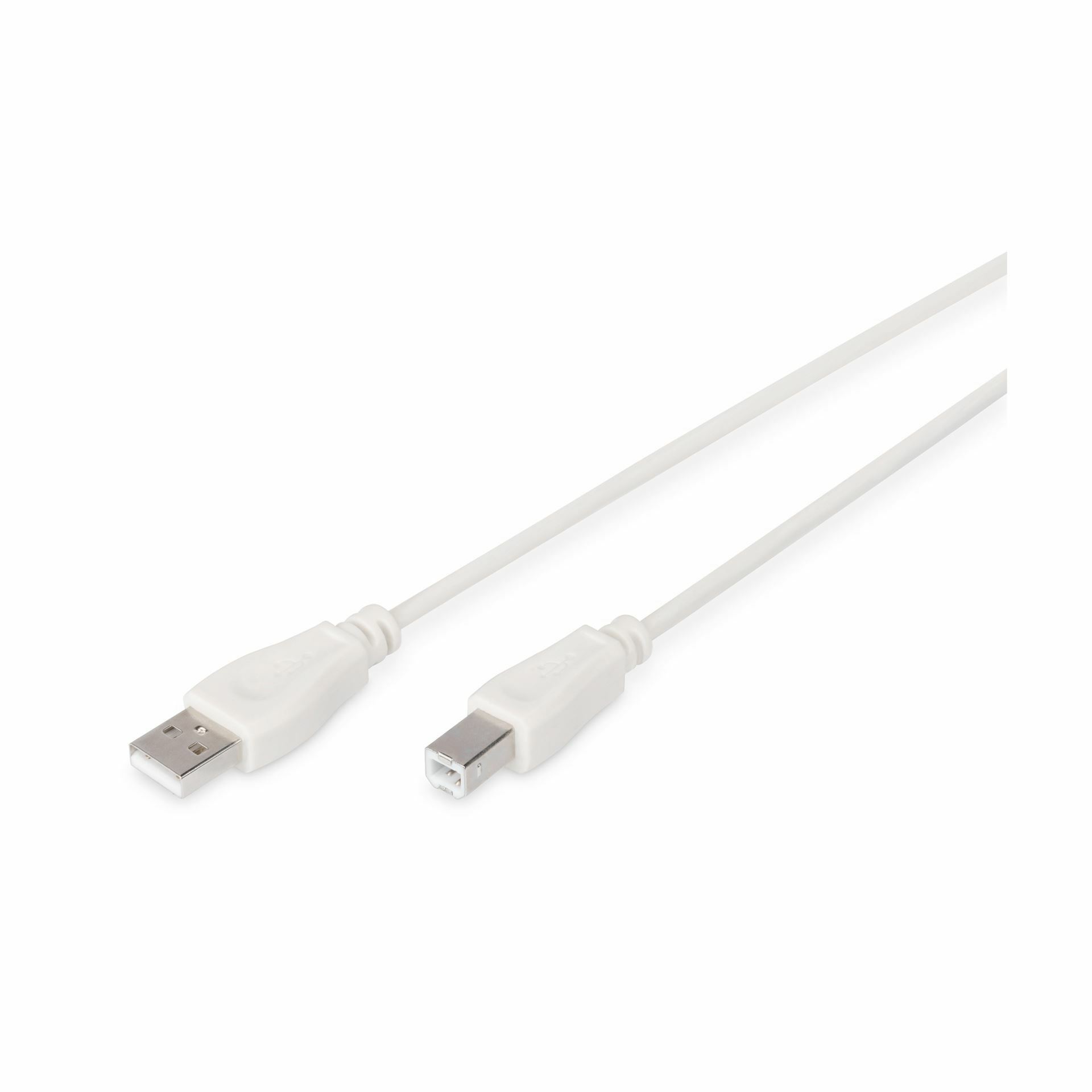 Digitus kabel USB A-B 1,8m siv dvojno oklopljen