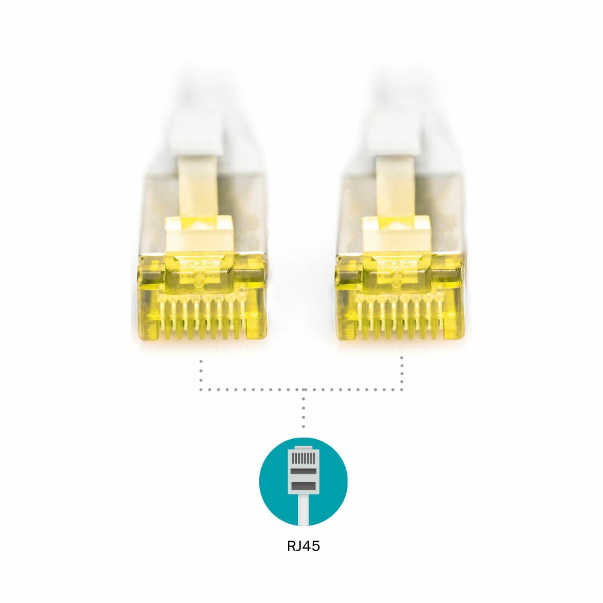 Digitus patch SFTP CAT.6A 0,25m siv - slika 2