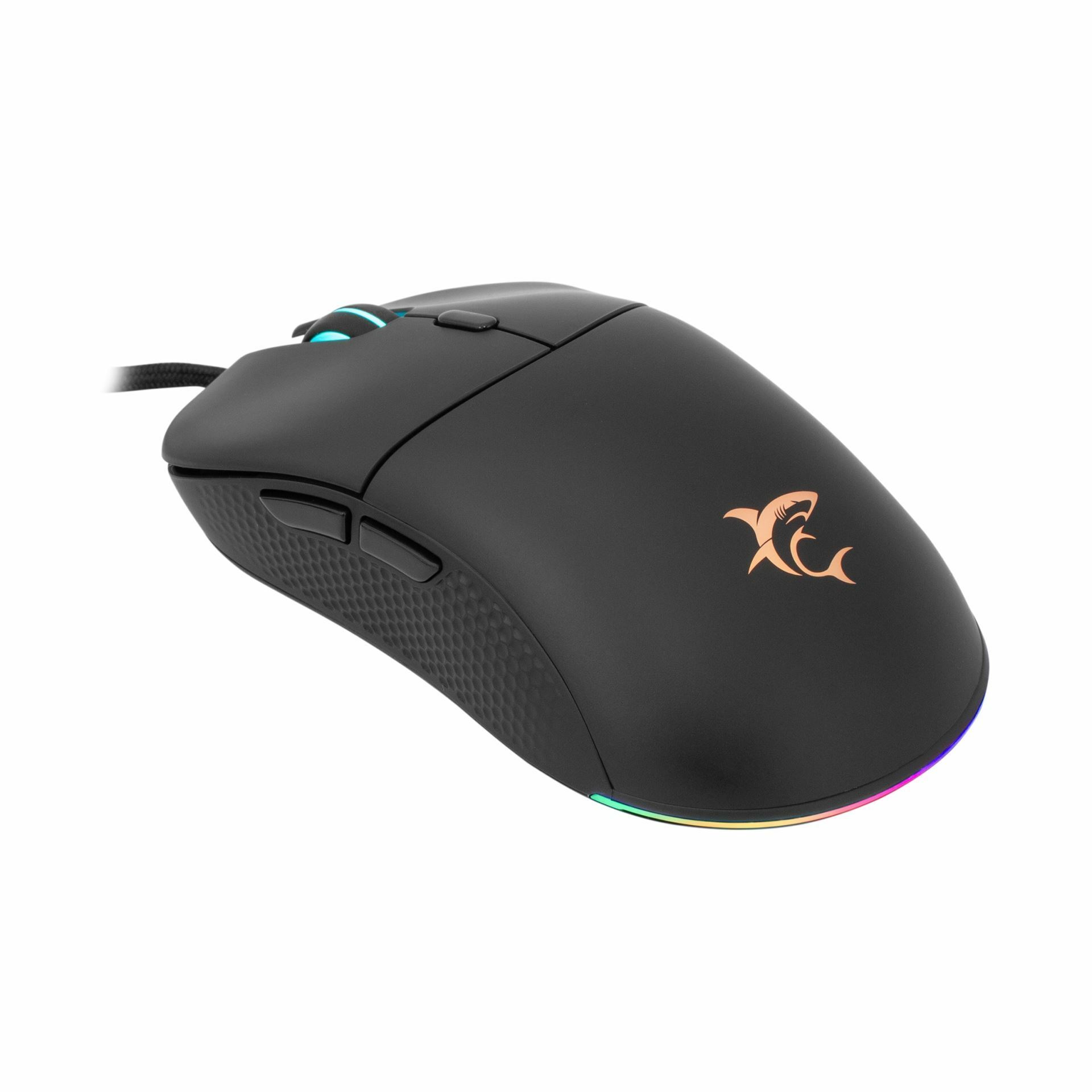 WHITE SHARK miška črna GM-5010 BAGDEMAGUS gaming - slika 2
