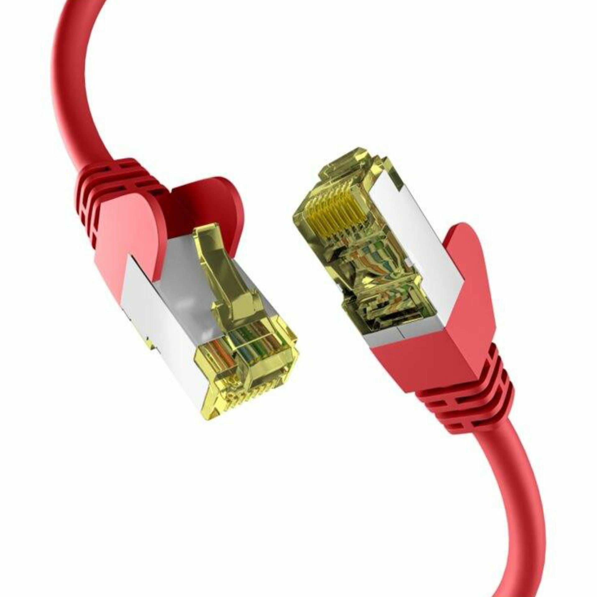 EFB patch SFTP CAT.6A PIMF 0,5m rdeč