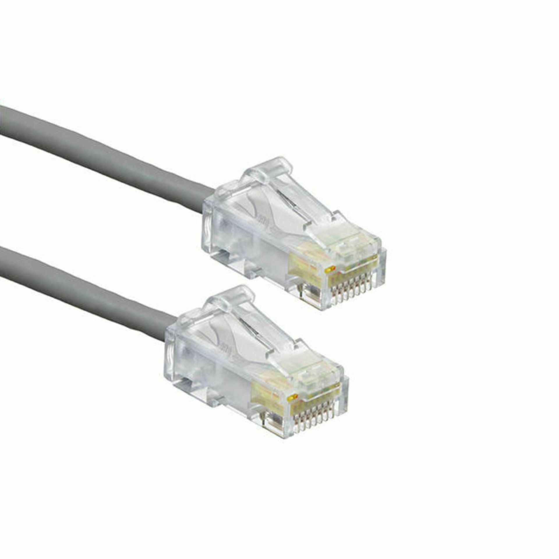 Leviton patch UTP CAT.6 0,6m siv 3,8mm HighFlex P24 6H4P0-02S