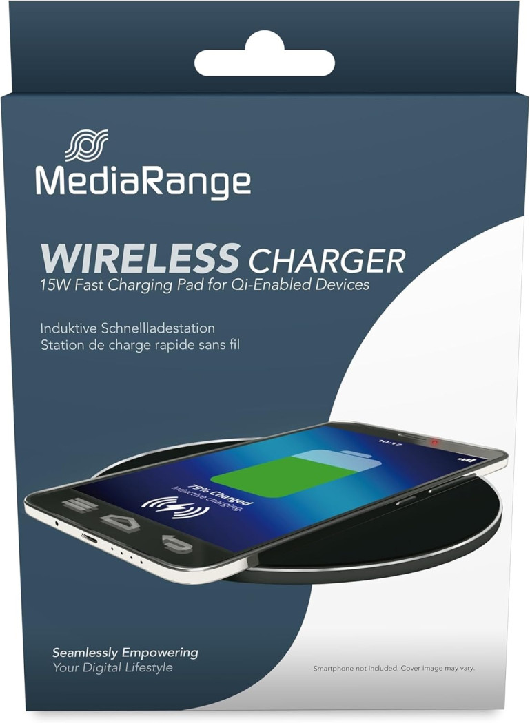 Polnilec za pametni telefon brezžični za hitro polnjenje mediarange mrma118