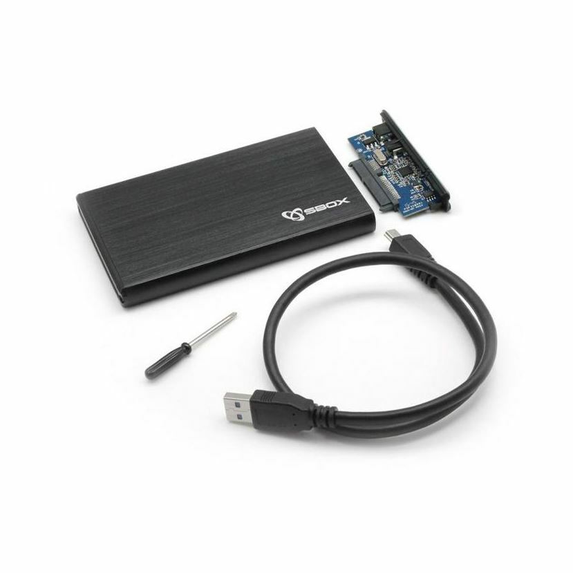 SBOX ohišje 6cm USB 3.0 HDC-2562 ALU črn - slika 2