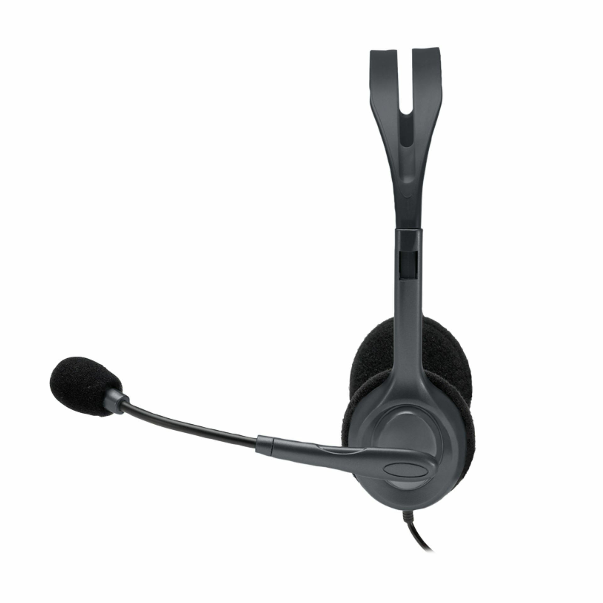 Logitech slušalke+mikrofon H111 temno sive 981-000593 - slika 2