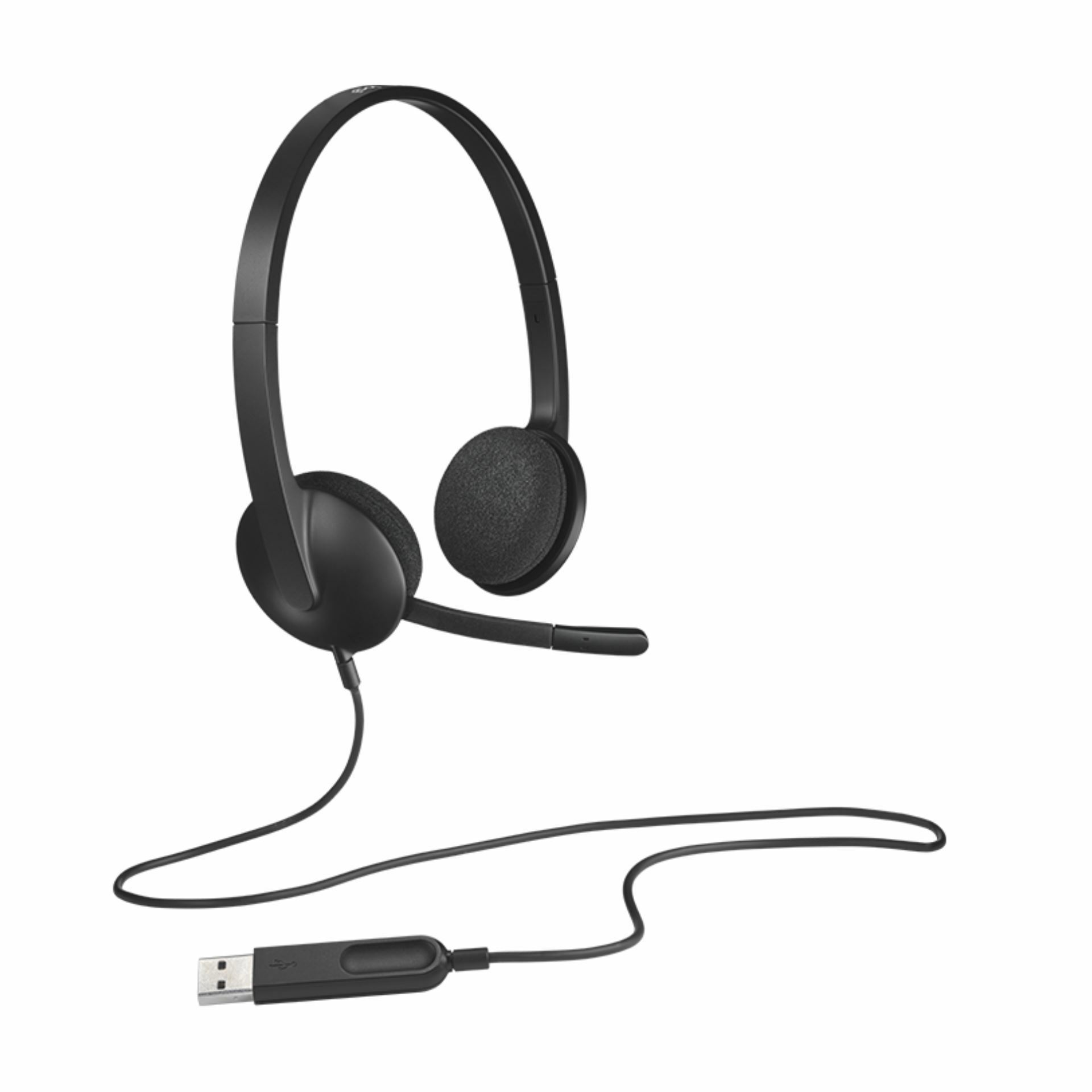 Logitech slušalke+mikrofon H340 črne 981-000475 - slika 3