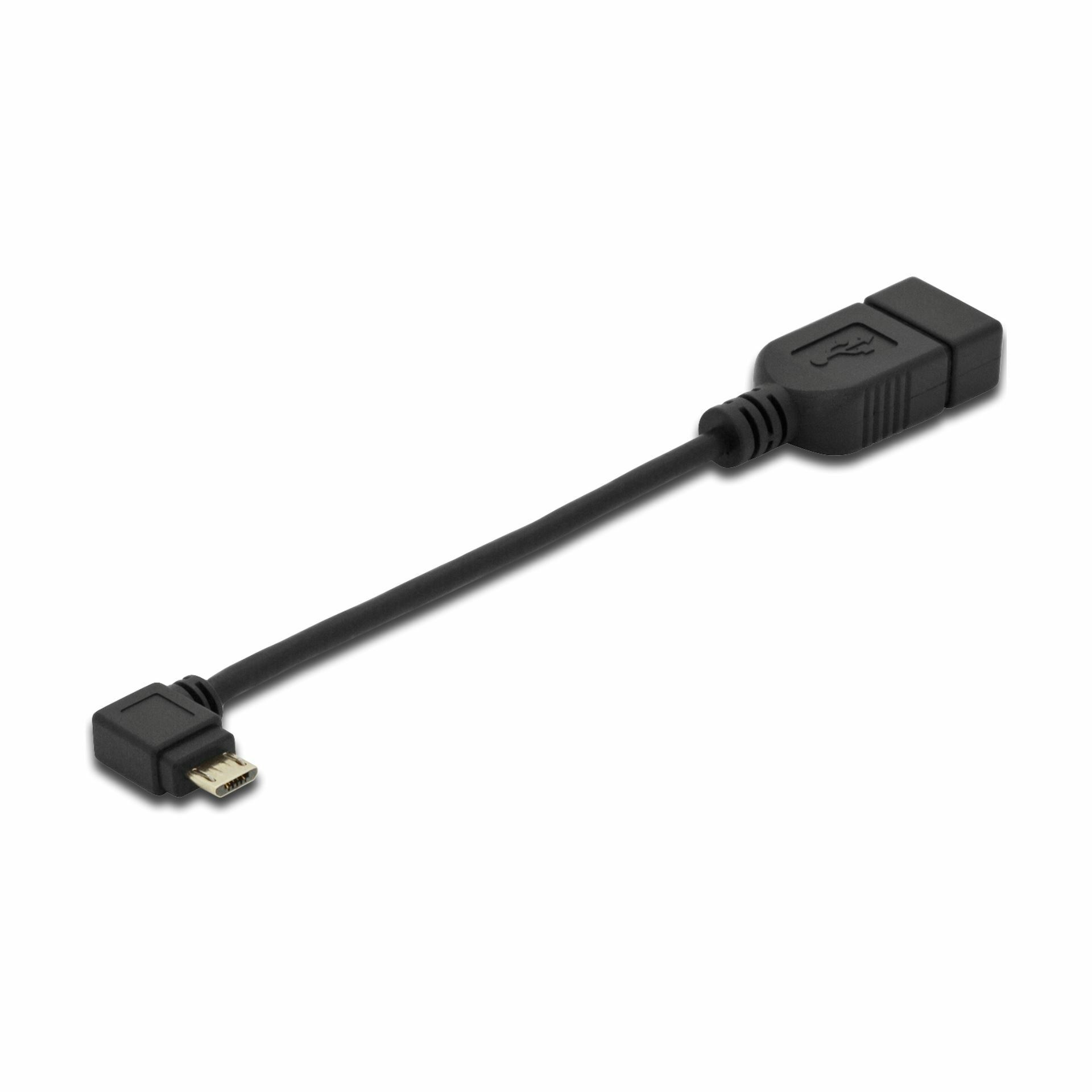 Digitus kabel USB A-B mikro OTG 0,2m kotni - slika 3