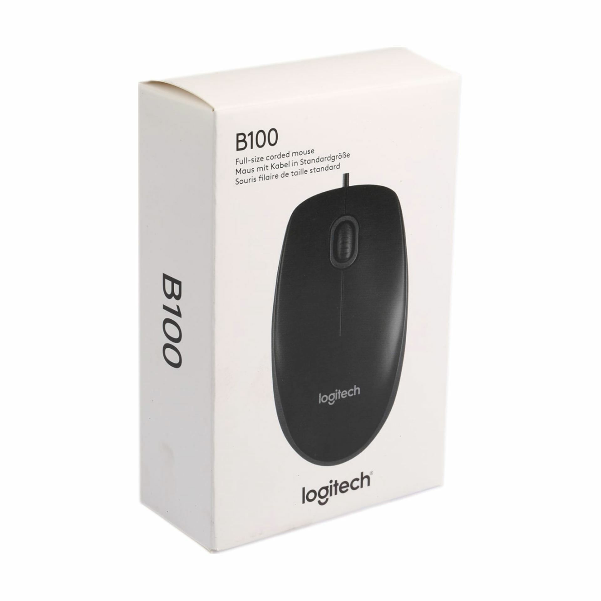 Logitech miška B100 OEM USB črna 910-003357 - slika 3