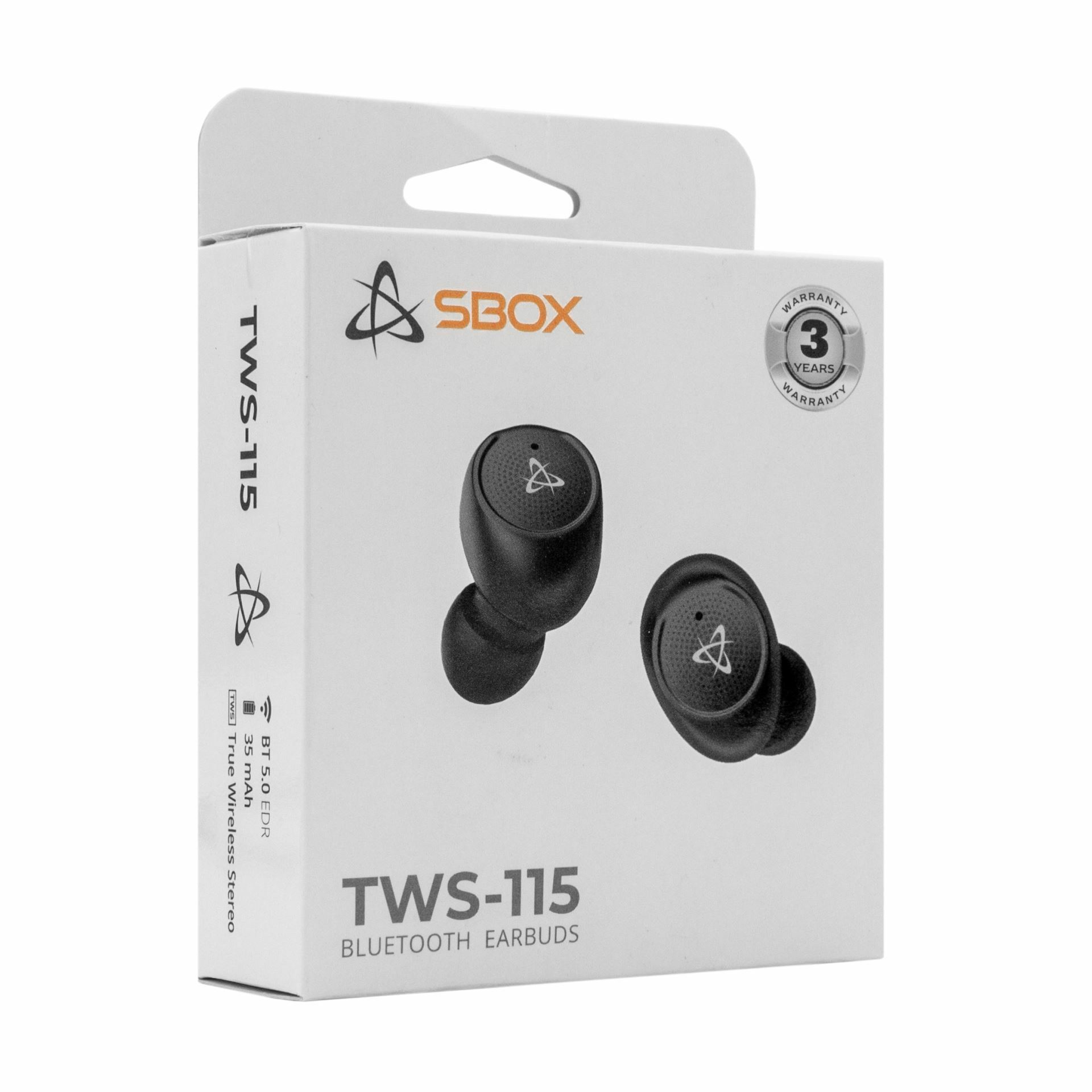 SBOX slušalke črne bluetooth z mikrofonom EB-TWS115 - slika 3