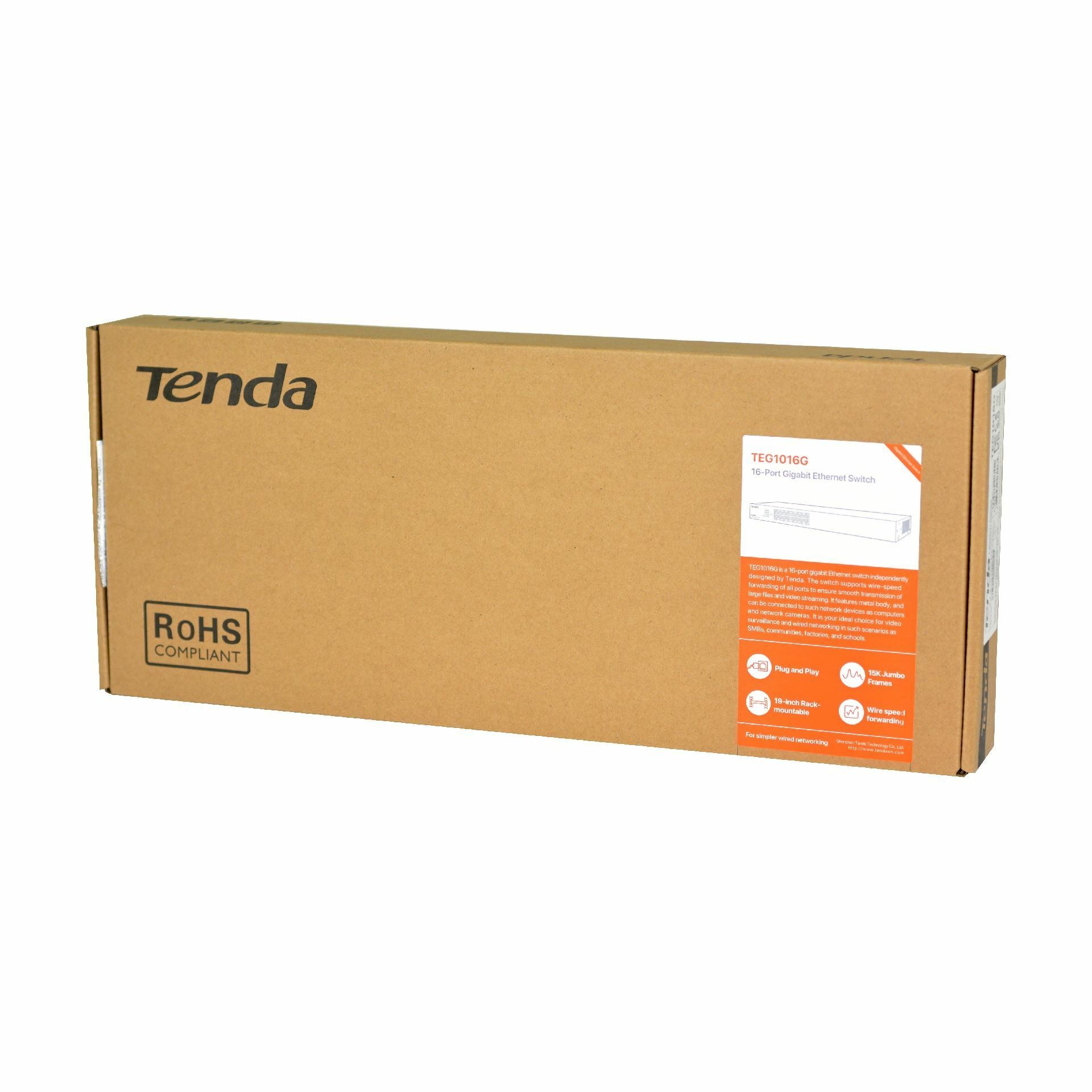 Tenda stikalo Giga 16-port rack TEG1016Gv8.0 - slika 3