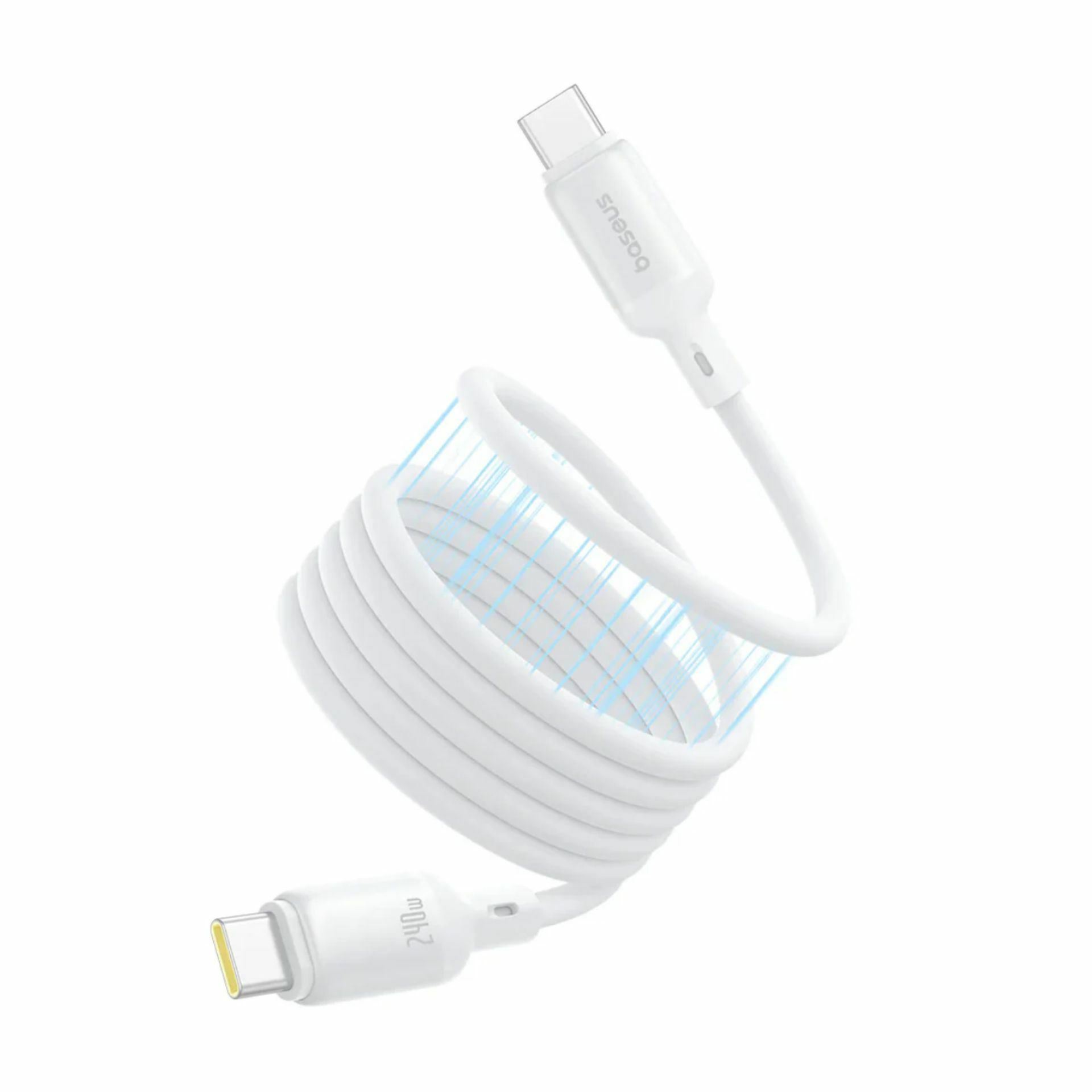 Baseus kabel USB C-C 1m 240W PicoGo magnetic silikonski bel P10376800211-00