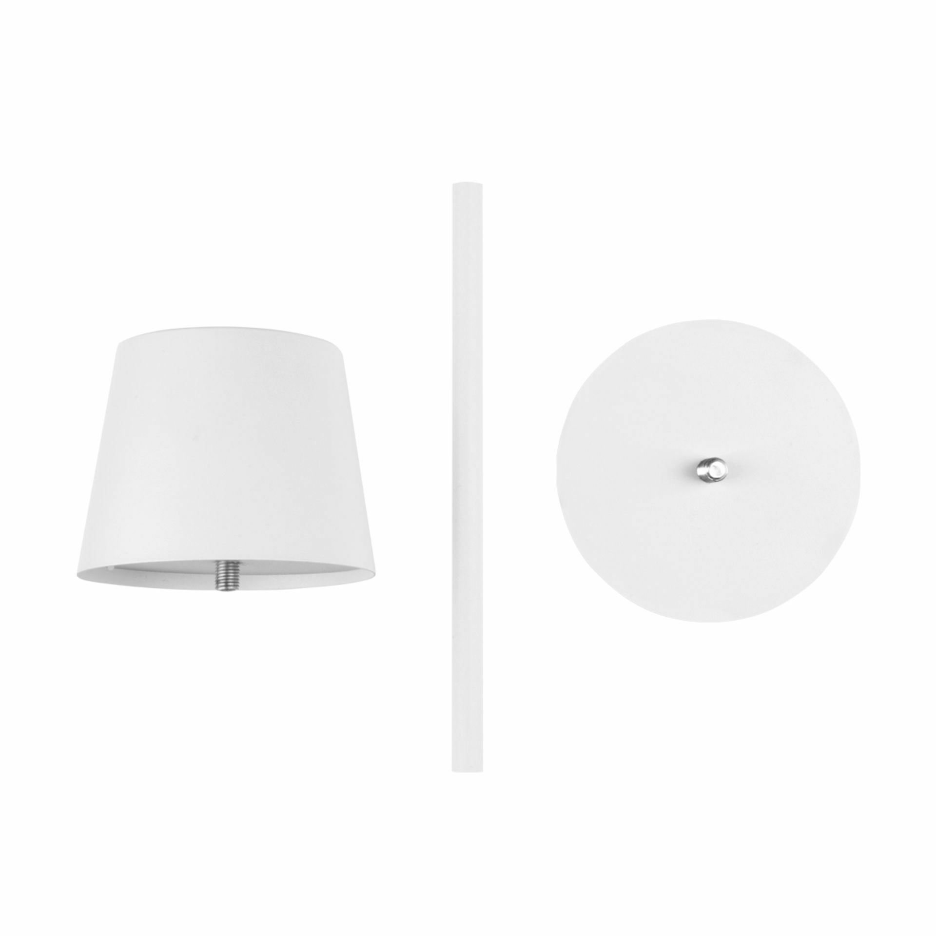 INCA LED svetilka namizna z vgrajeno baterijo bela - slika 2
