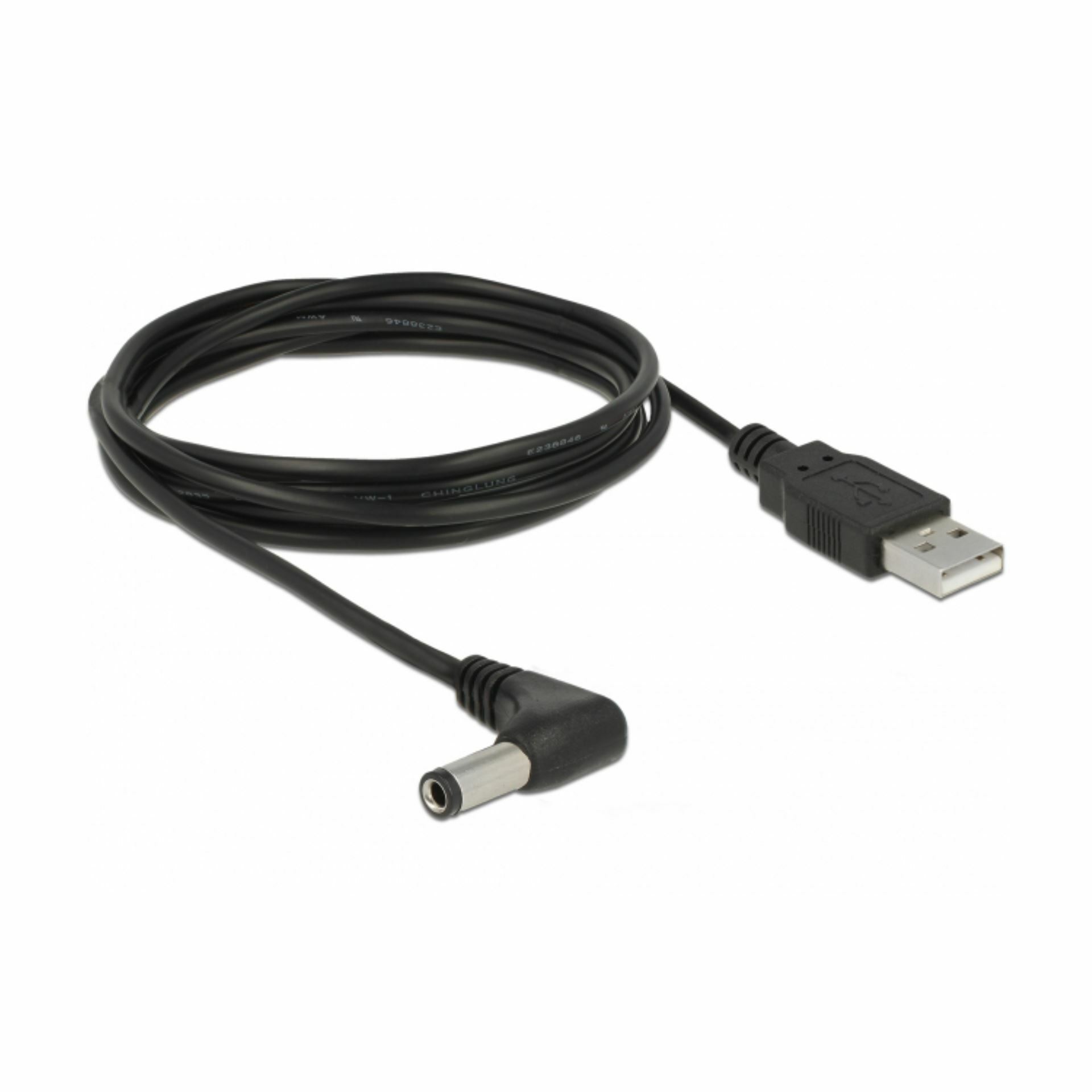 Delock kabel USB M - napajalni M DC 5,5 fi x 2,5mm 1,5m 85588 - slika 2