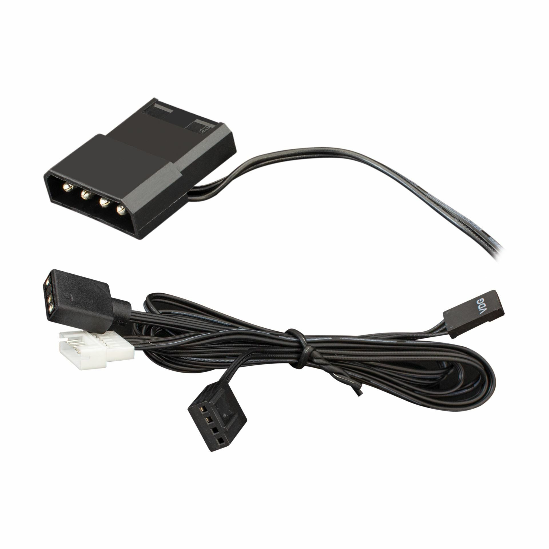 WHITE SHARK ventilator 12x12x2,5cm 12V 4p 1250-04-V ARGB PULSAR - slika 2