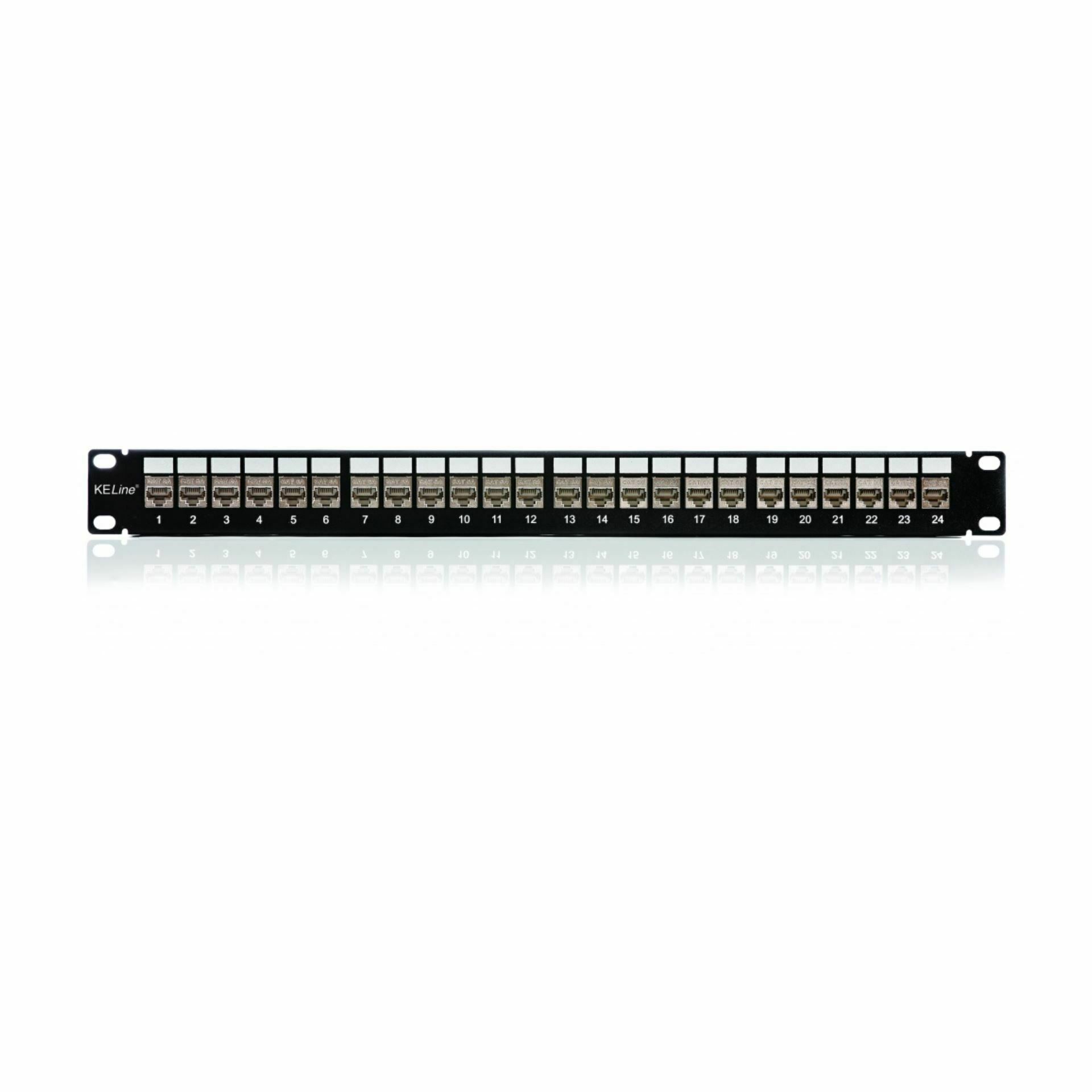 KELine panel CAT.6A/EA FTP 24-port toolless
