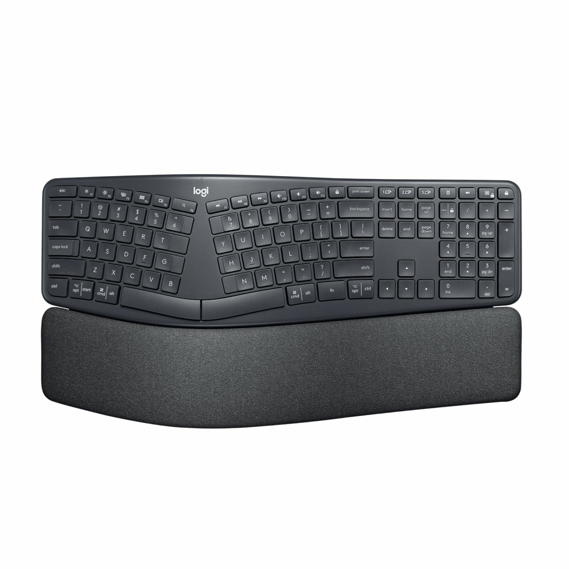 Logitech tipkovnica ERGO K860 SLO Unifying Bluetooth grafitna 920-01010 - slika 2