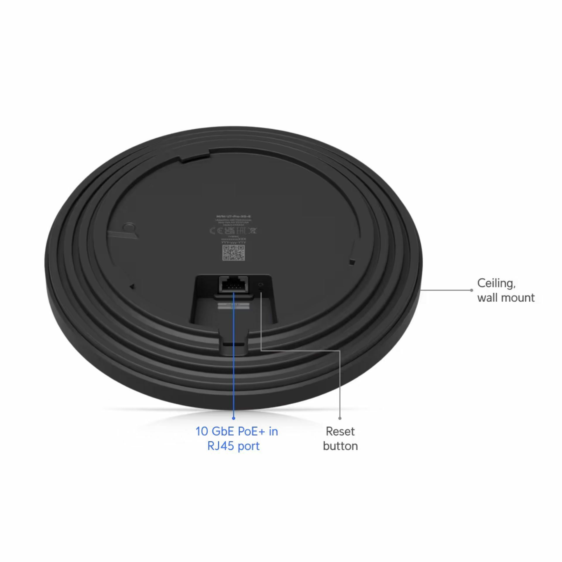 Ubiquiti dostopna točka WiFi7 10G črna U7 Pro-XG-B - slika 2