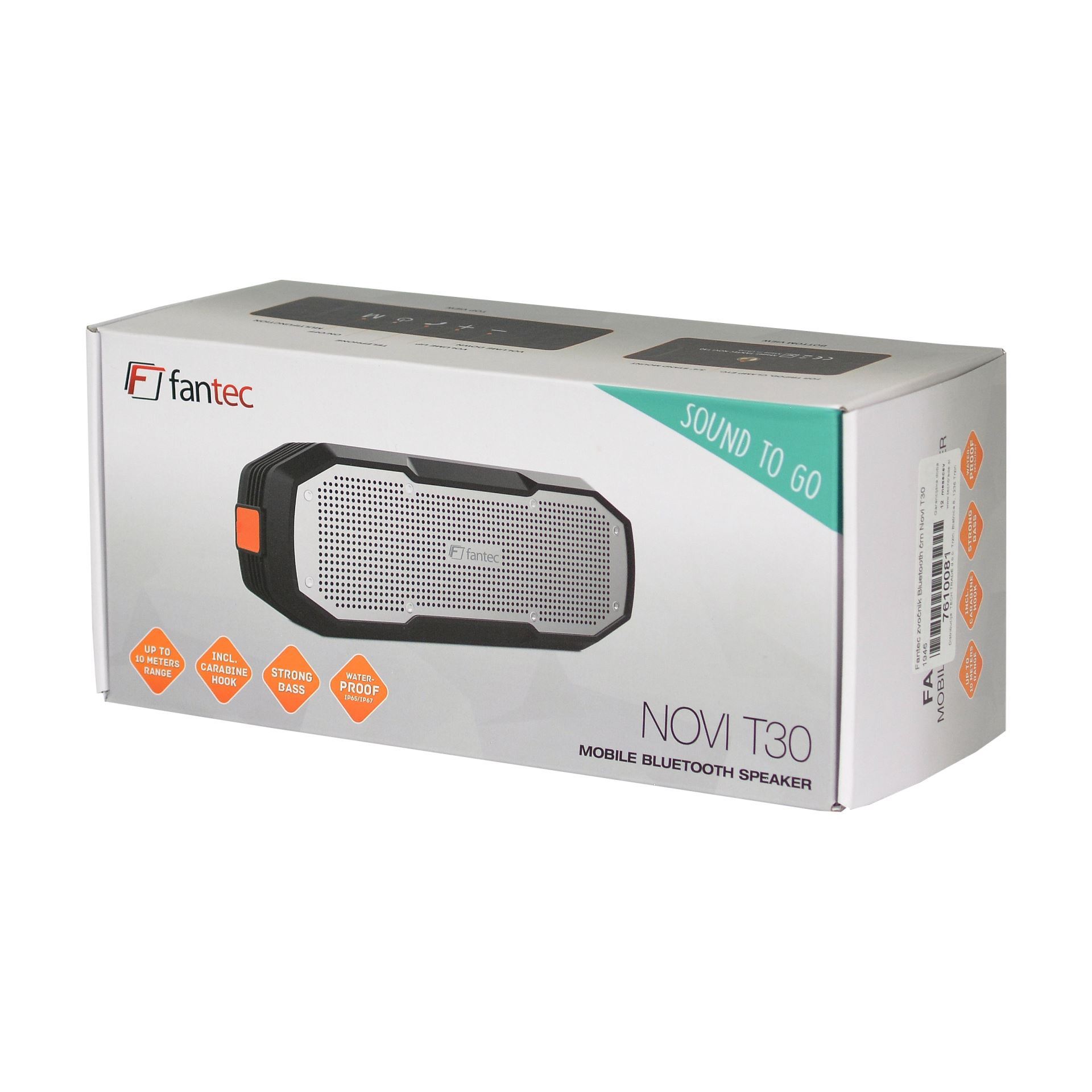 Fantec zvočnik Bluetooth črn Novi T30 1946 - slika 3