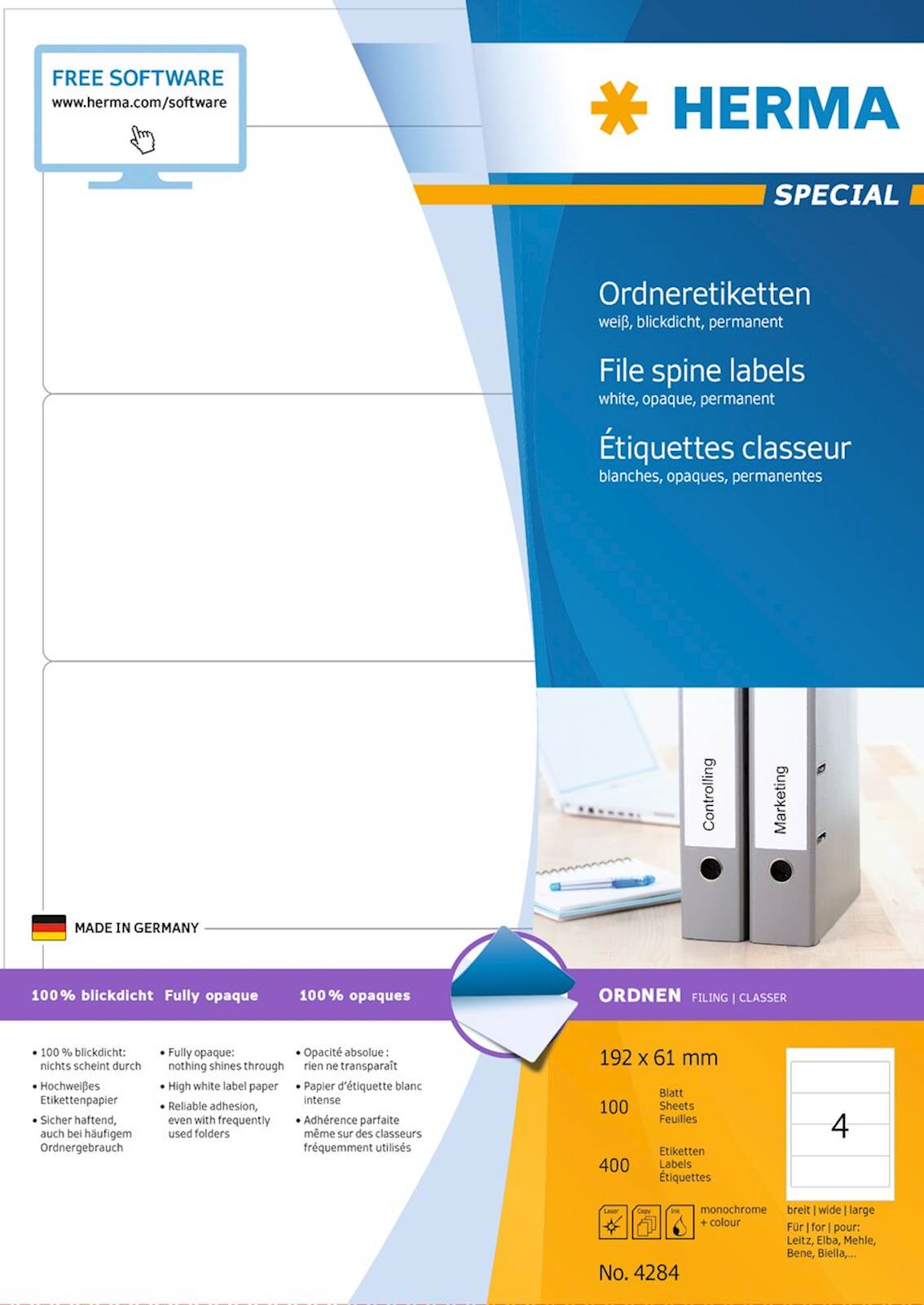 Herma etikete Superprint Premium, 192x61 mm, 100/1 - slika 3