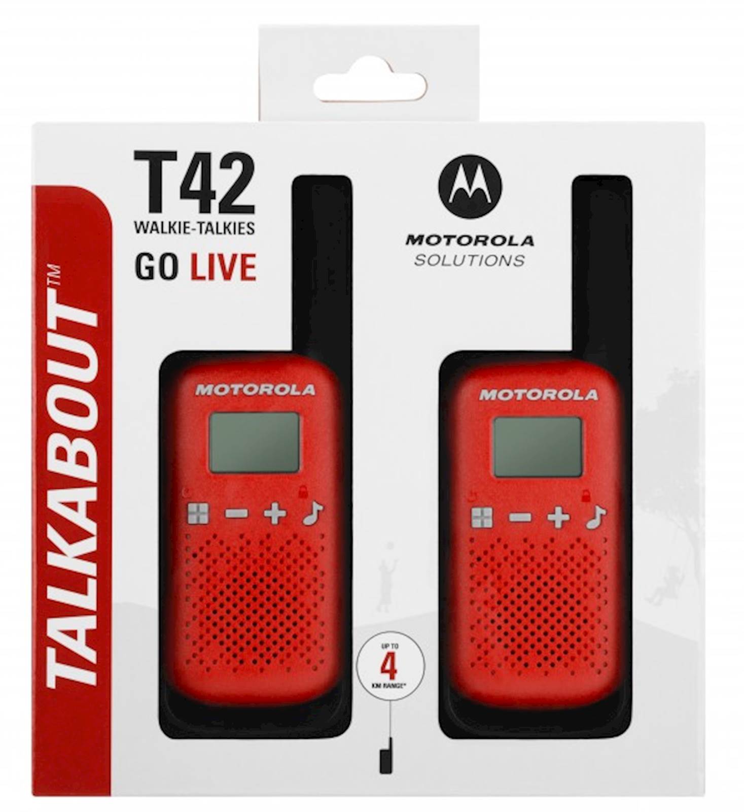 MOTOROLA radijska postaja T42 rdeča - slika 6