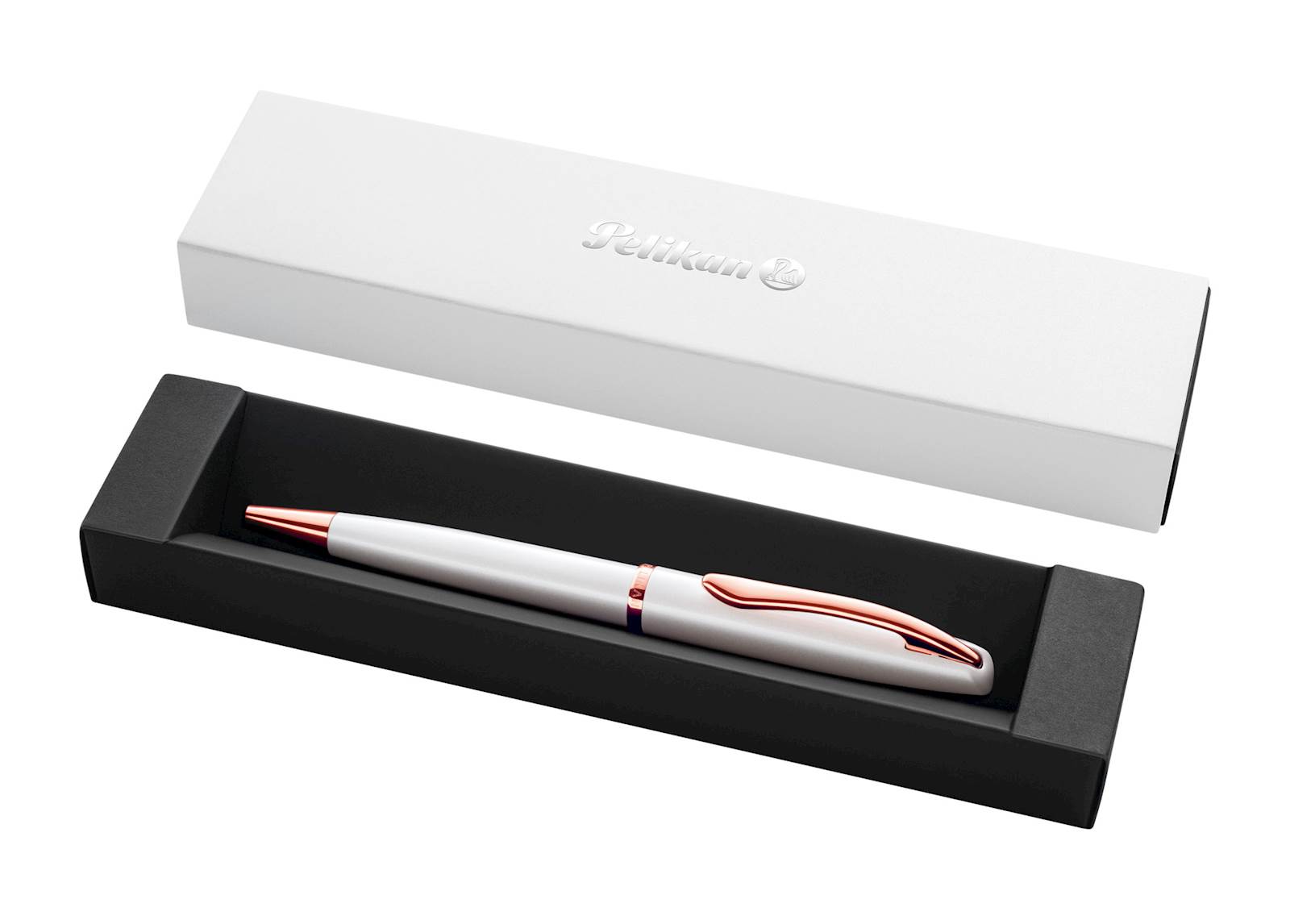 Pelikan kemični svinčnik Jazz Noble Elegance v darilni škatli - Perla bel - slika 2