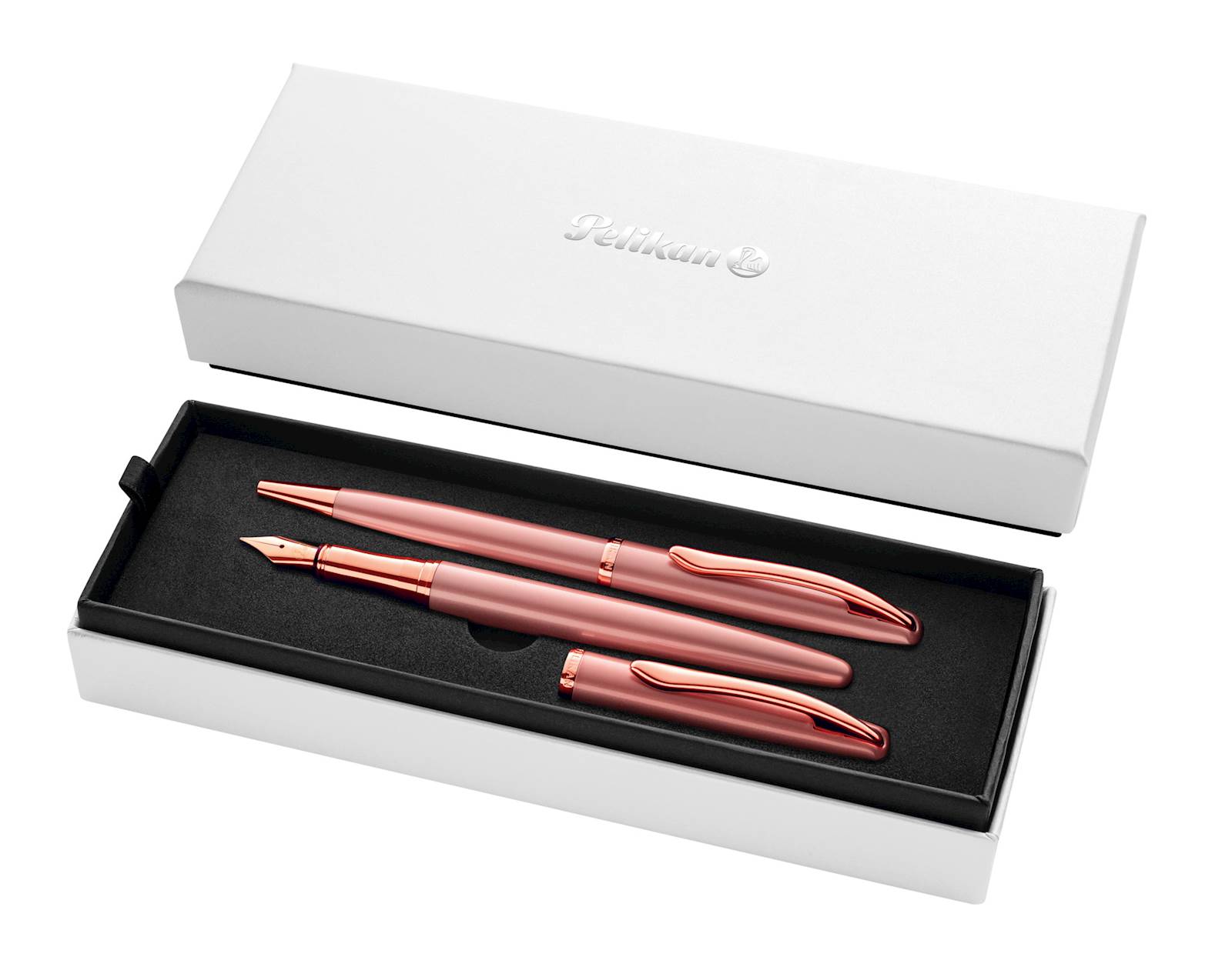 Pelikan Jazz Noble Elegance set, pink rose, v darilni škatli