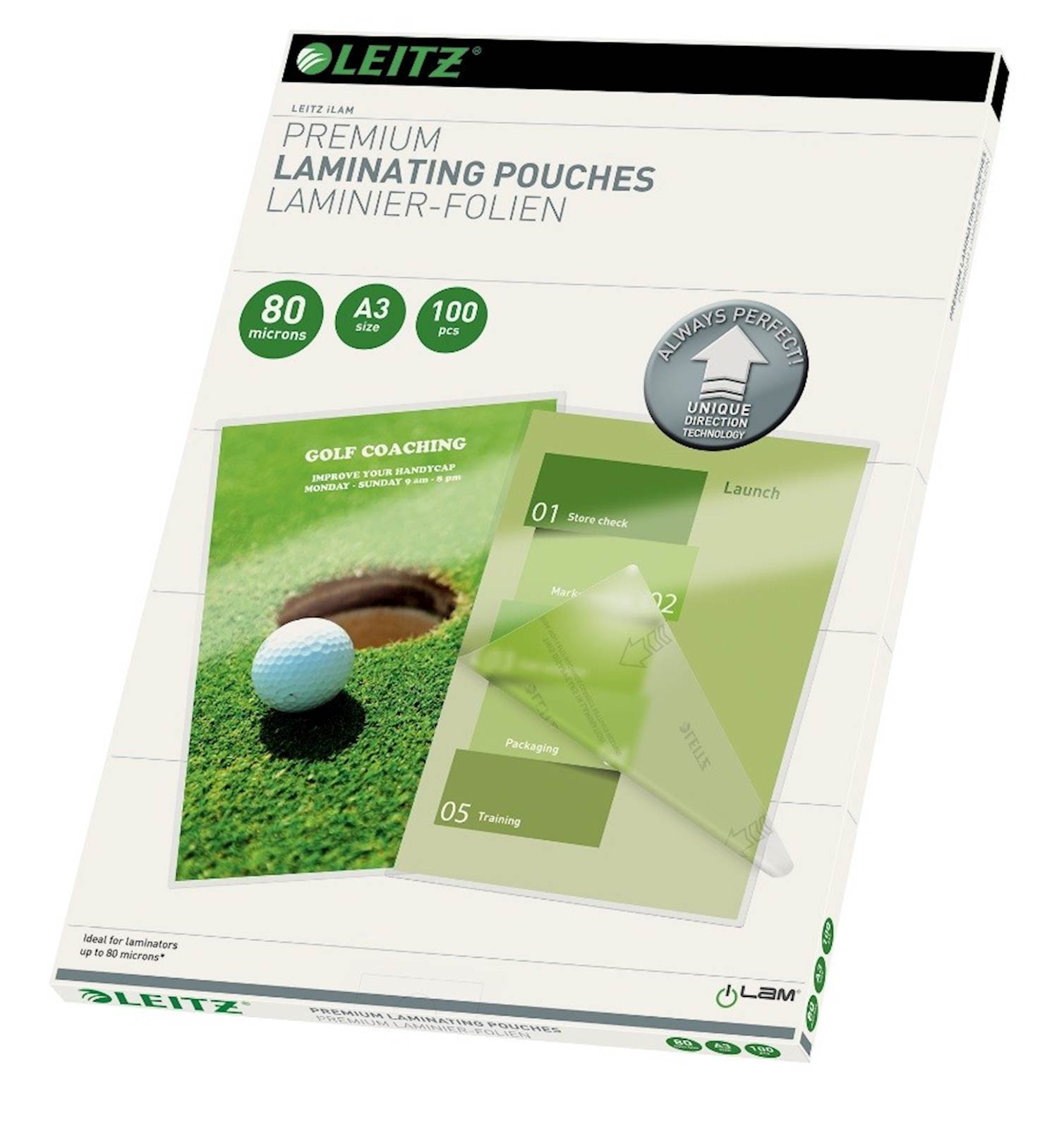 Leitz folija za laminiranje, A3, 80 mic, 100/1 - slika 2