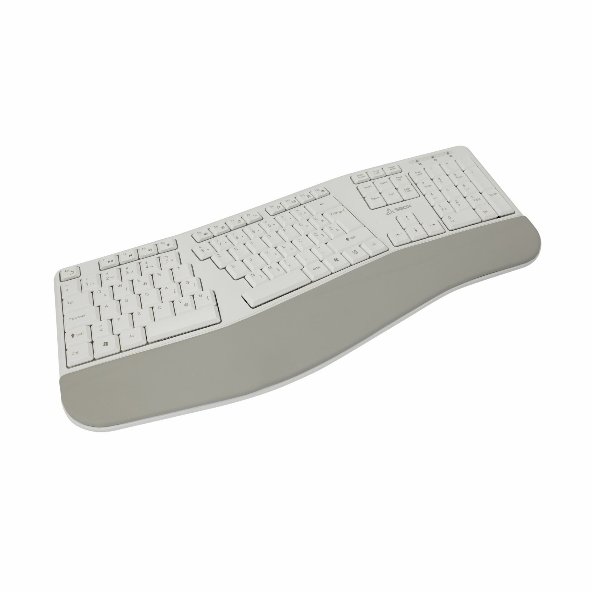 SBOX tipkovnica brezžična ERGO bež SLO WK-905 - slika 2