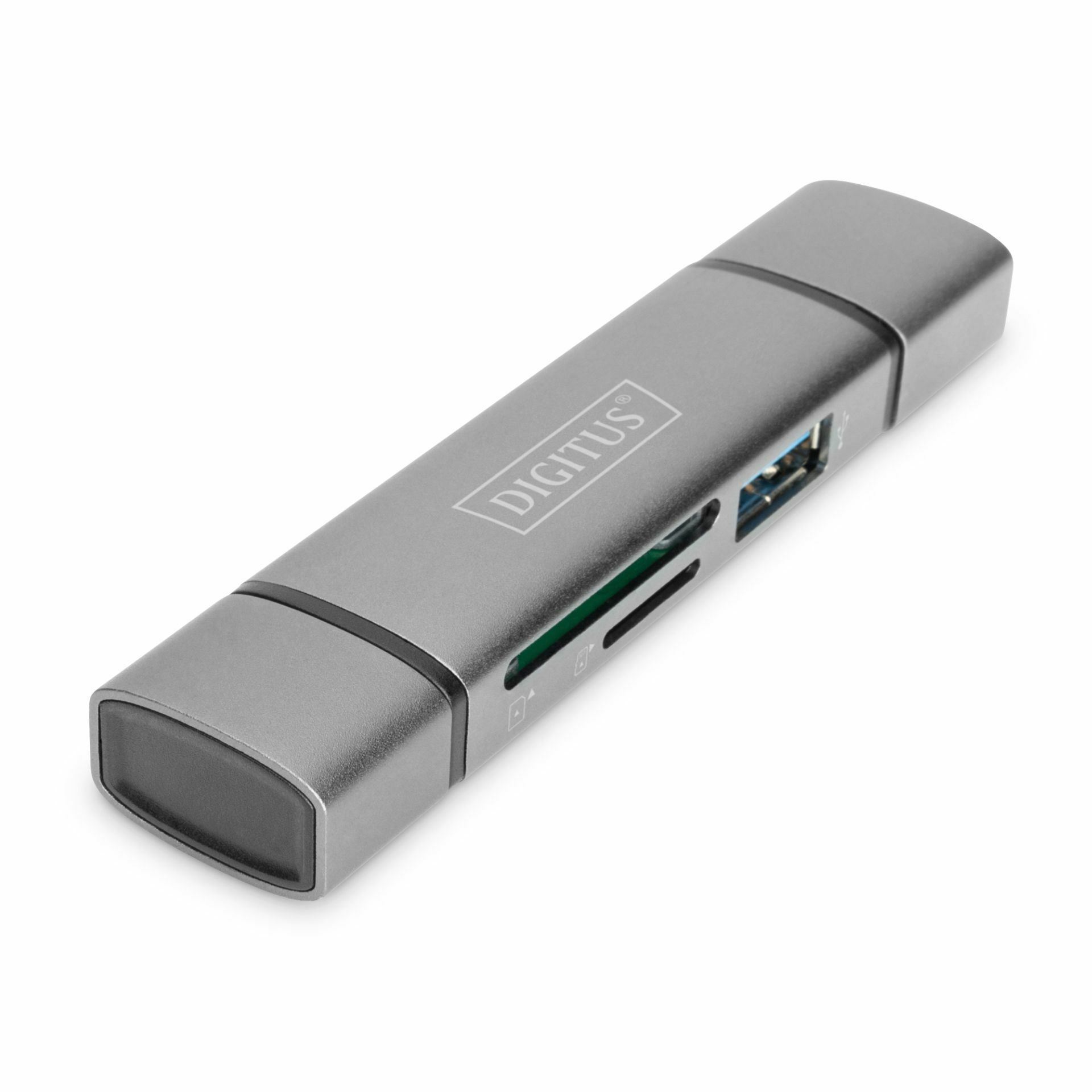 Digitus čitalec kartic USB 3.0 in TIP-C zunanji dongle DA-70886 - slika 2