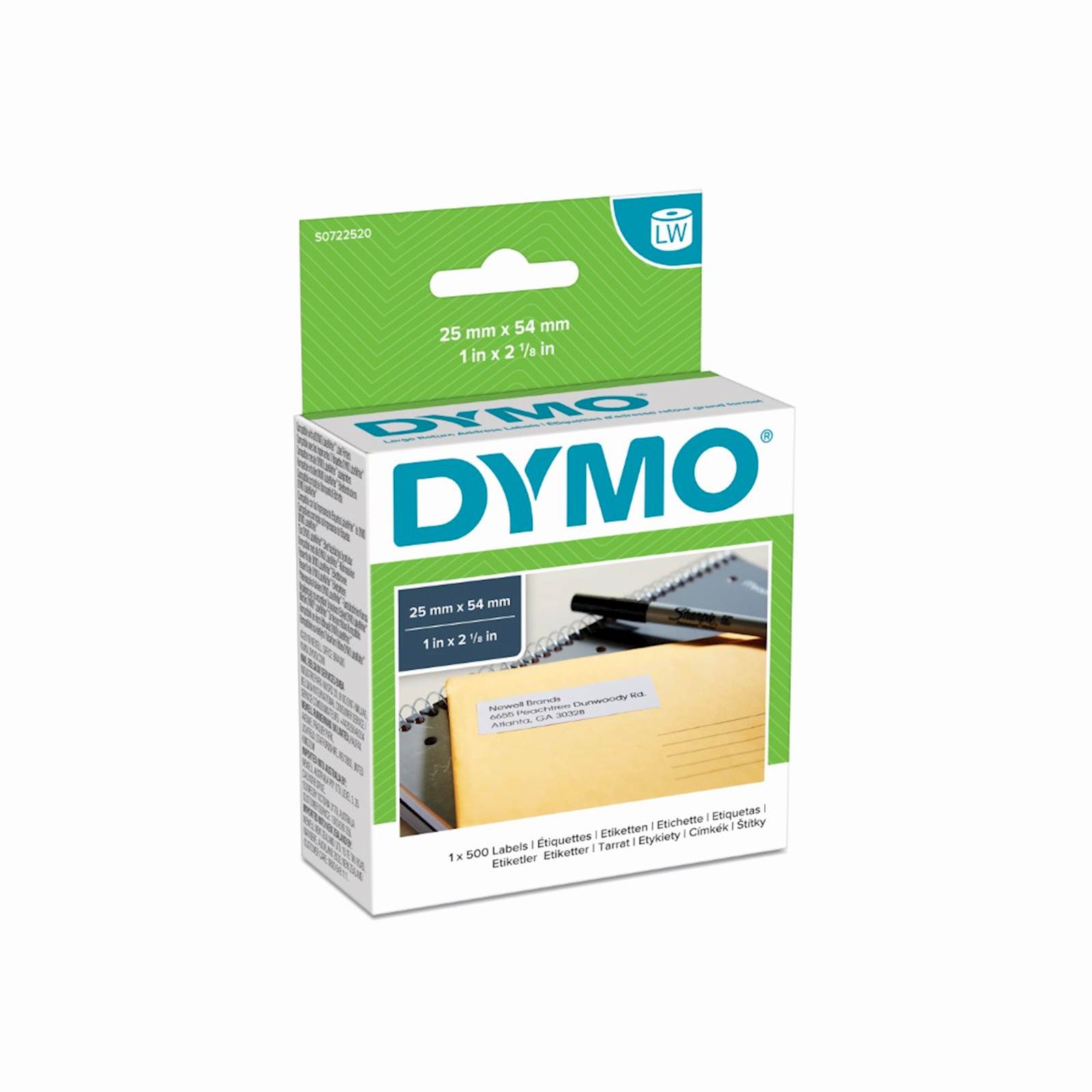 DYMO LW nalepke 25 x 54mm, 11352