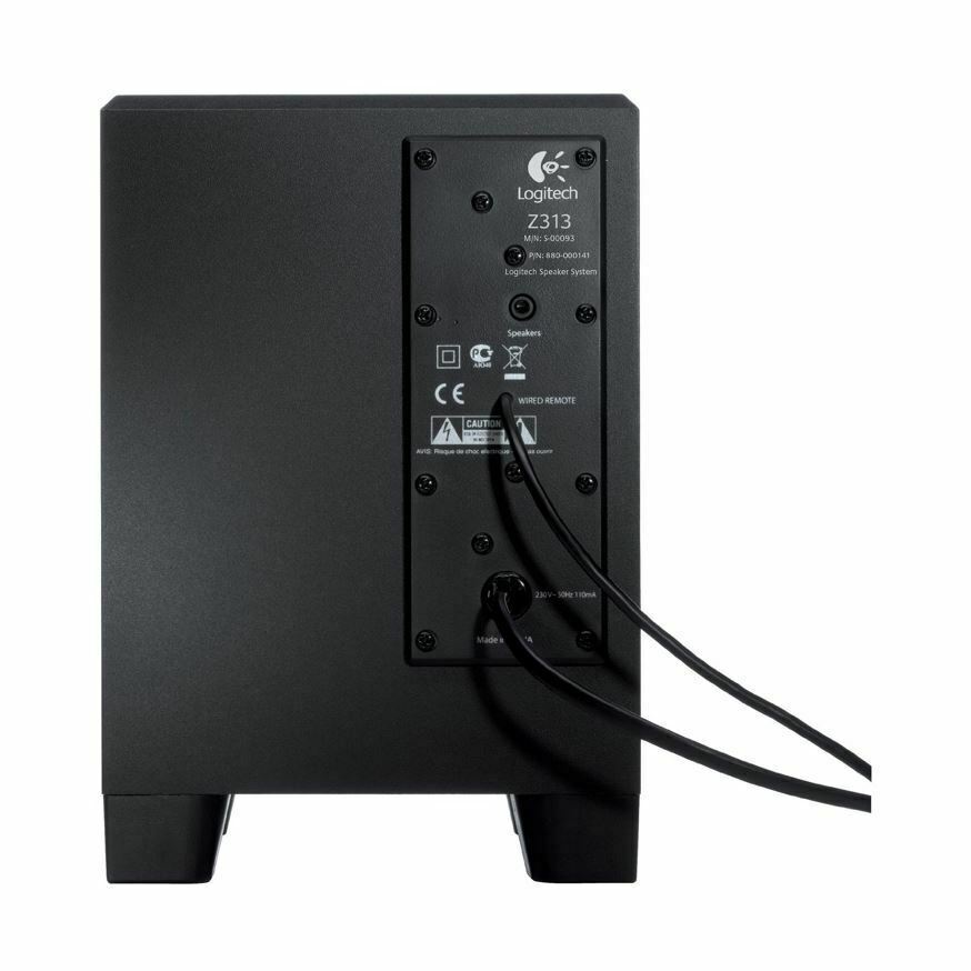 Logitech zvočniki 2.1 Z313 črni 980-000413 - slika 3