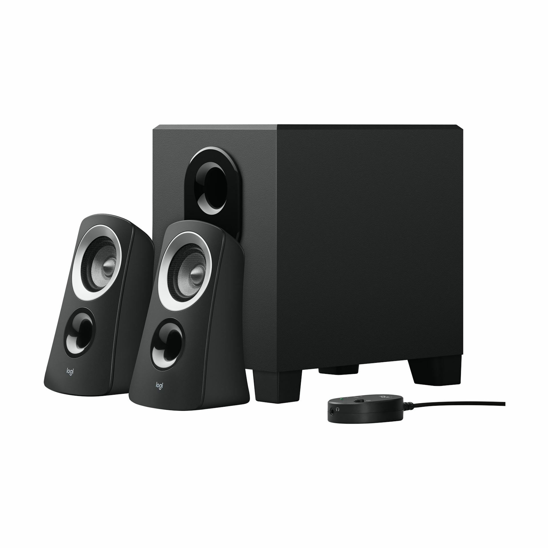 Logitech zvočniki 2.1 Z313 črni 980-000413