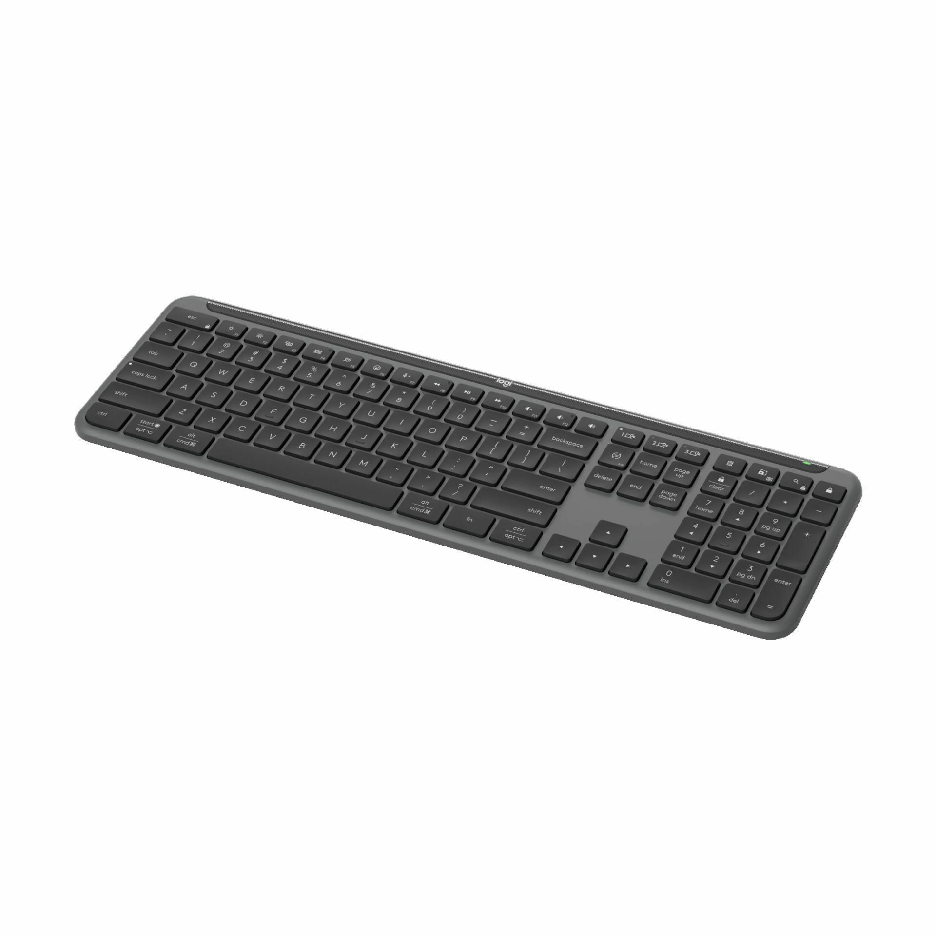 Logitech tipkovnica K950 brezžična SLO Slim grafitna 920-012465 - slika 2