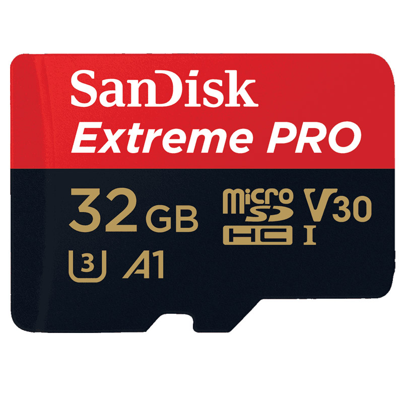 SANDISK Extreme PRO microSDXC UHS-I 32GB (SDSQXCG-032G-GN6MA) spominska kartica