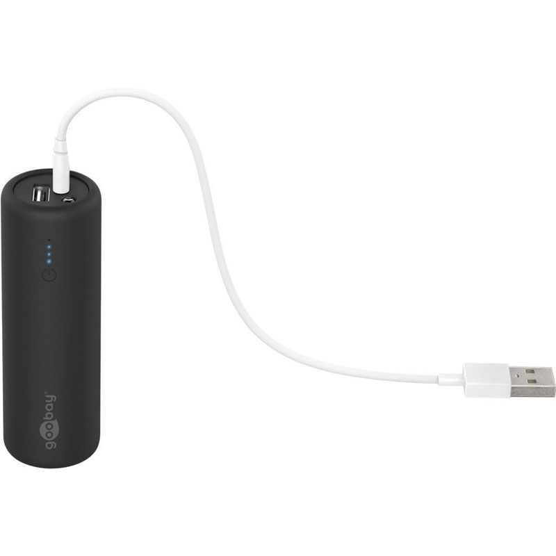 GOOBAY Bike-Power 5000 mAh LED svetilka nosilec za kolo prenosna baterija - slika 2