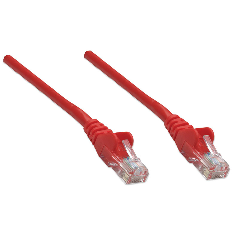 INTELLINET CAT5e UTP 0,5m rdeč mrežni priključni patch kabel - slika 2