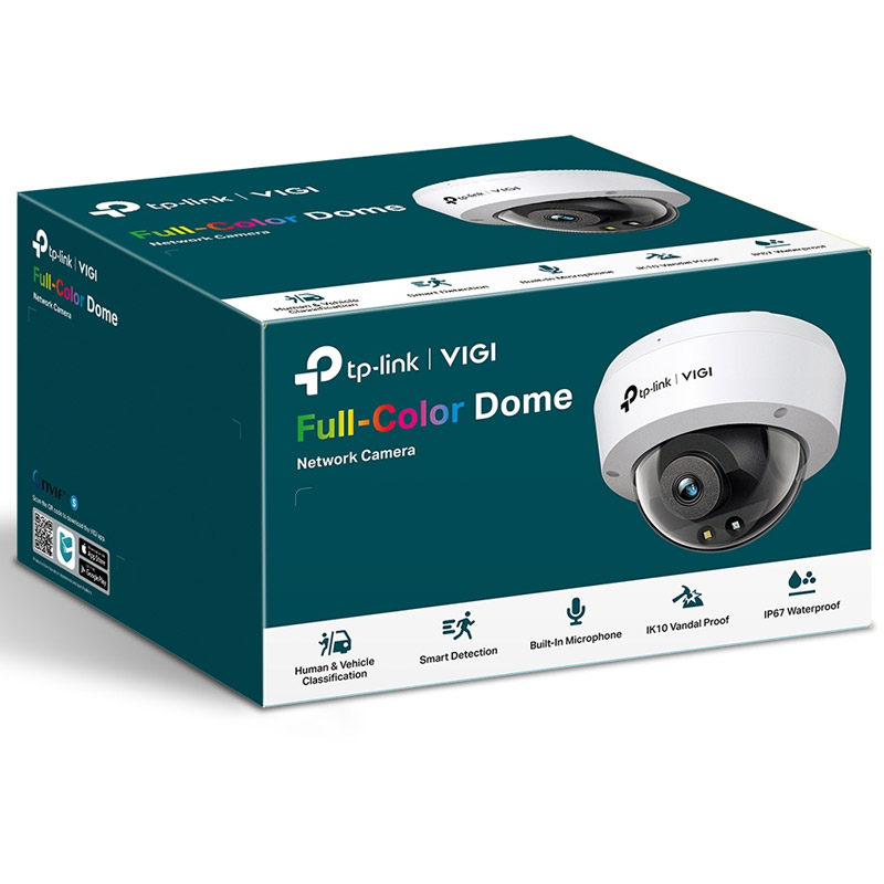 TP-LINK VIGI C240 4mm Full-Color IR dnevna/nočna 4MP LAN PoE/12V QHD nadzorna kamera - slika 2