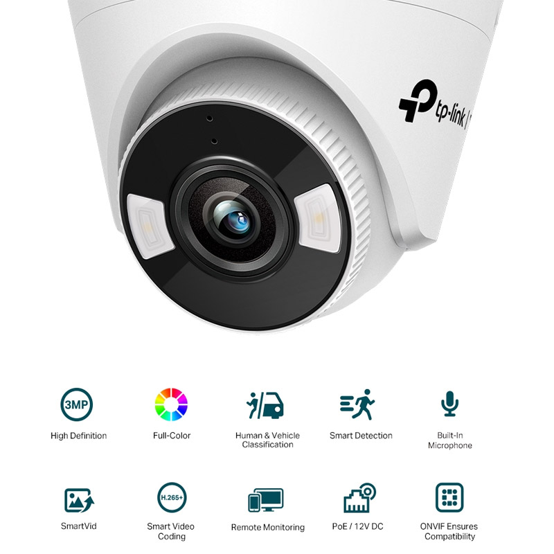 TP-LINK VIGI C430 4mm Full-Color IR dnevna/nočna 3MP LAN 2304x1296 nadzorna kamera - slika 2