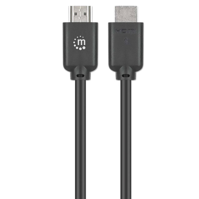 MANHATTAN High Speed HDMI (M/M) 4K 60Hz 22,5m z Ethernet pozlačen črn kabel - slika 2