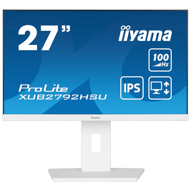 IIYAMA ProLite XUB2792HSU-W6 68,5cm (27") FHD IPS 100Hz HDMI/DP zvočniki bel monitor