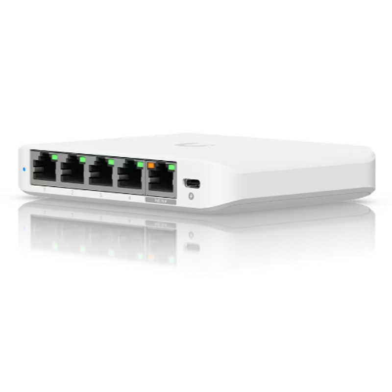 UBIQUITI Flex Mini 2.5G 5x2.5GbE PoE mrežno stikalo switch - slika 2