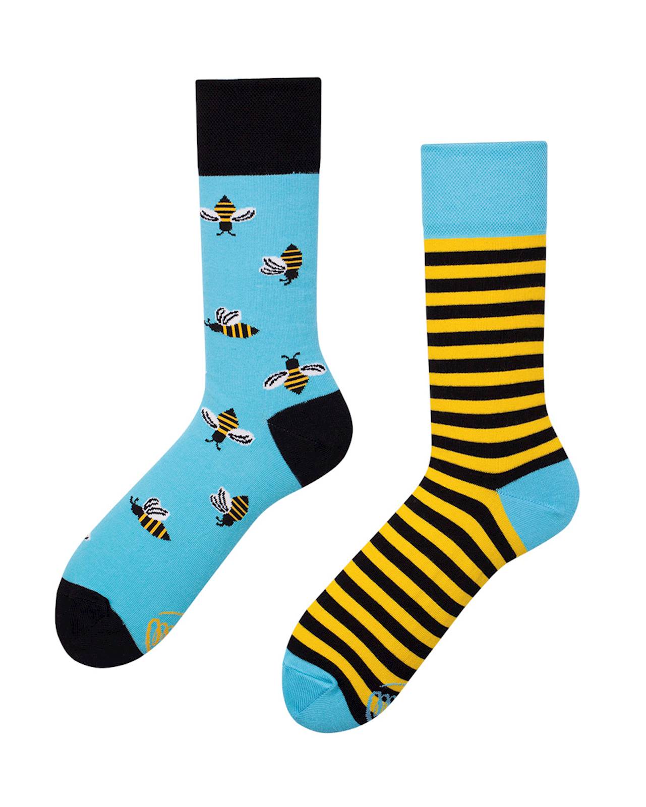 Many Mornings nogavice BEE BEE, visoke, 43-46