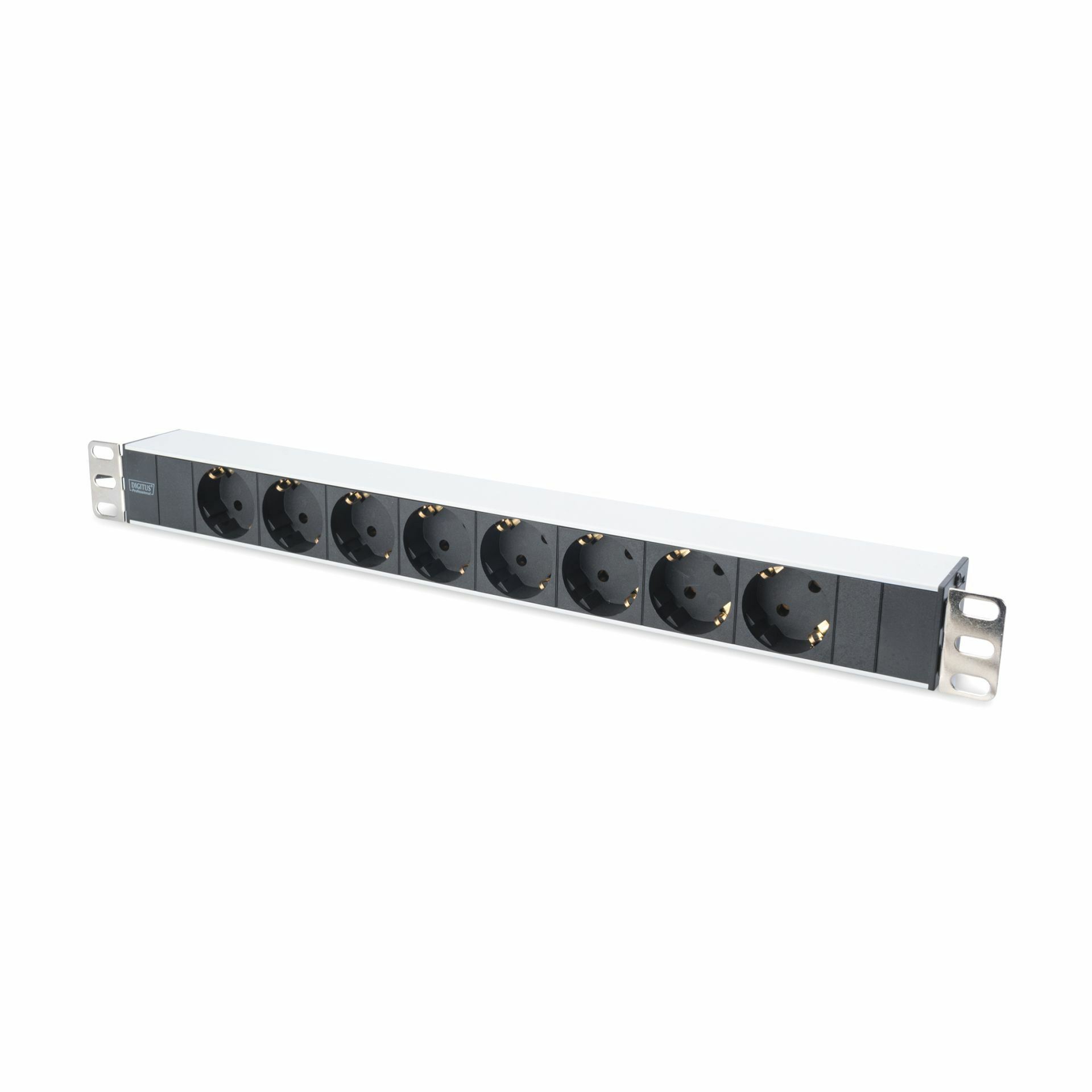 Digitus razdelilec rack 8x220V ALU črno/siv DN-95401