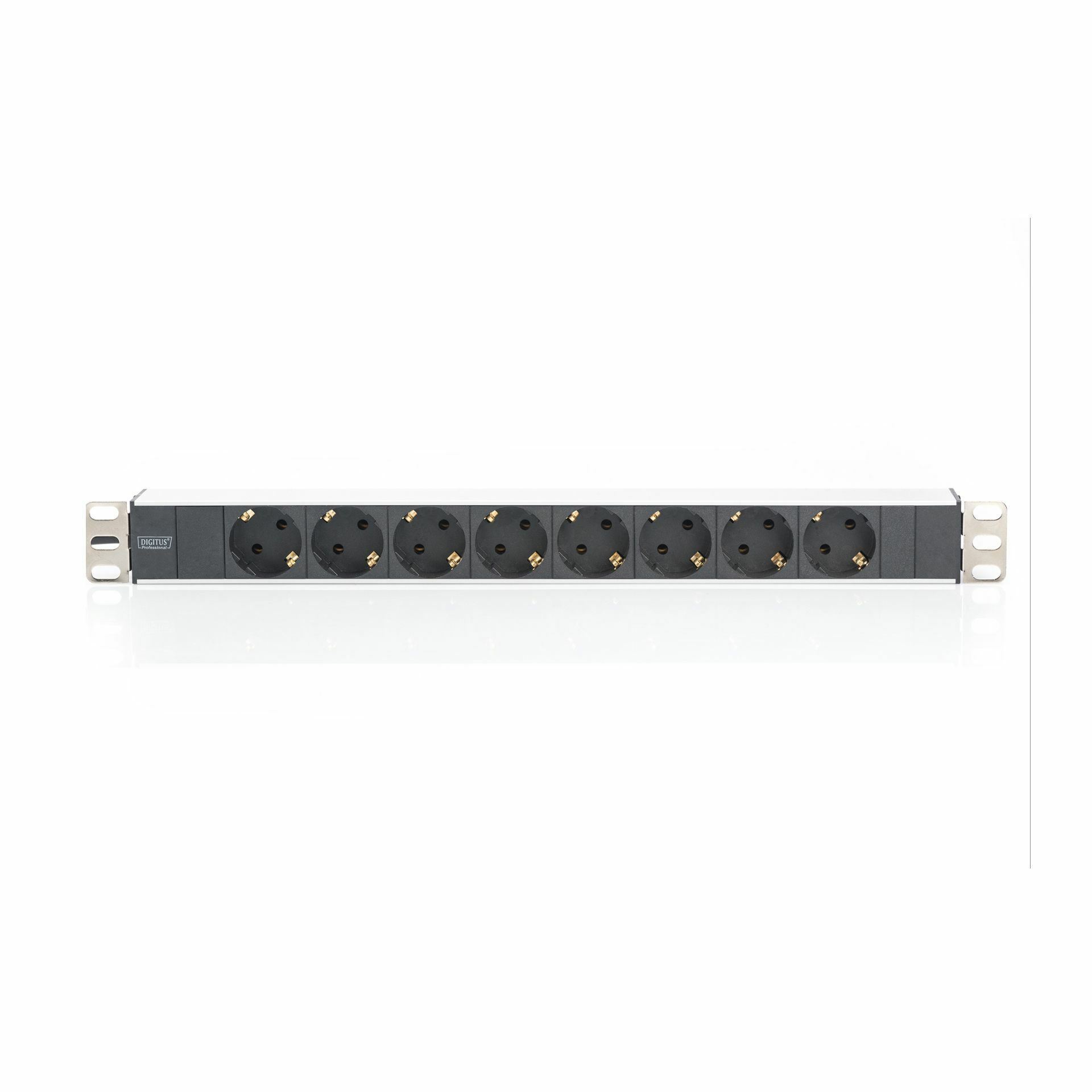 Digitus razdelilec rack 8x220V ALU črno/siv DN-95401 - slika 2